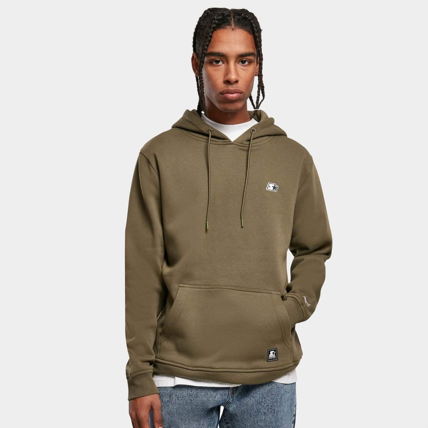 Mikina s kapucňou Starter Logo khaki