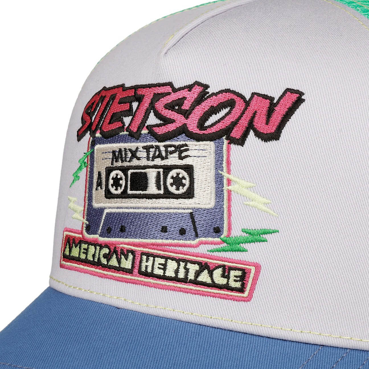 Stetson Trucker Cap - Mix Tape Blue/Lilac