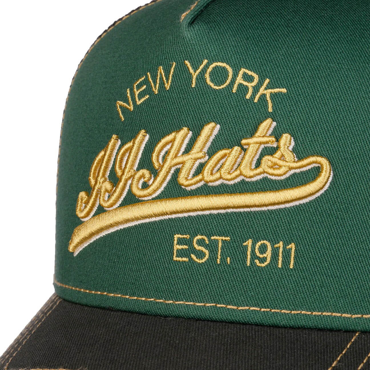 Šiltovka Trucker Cap New York By JJ Hats Black/Green