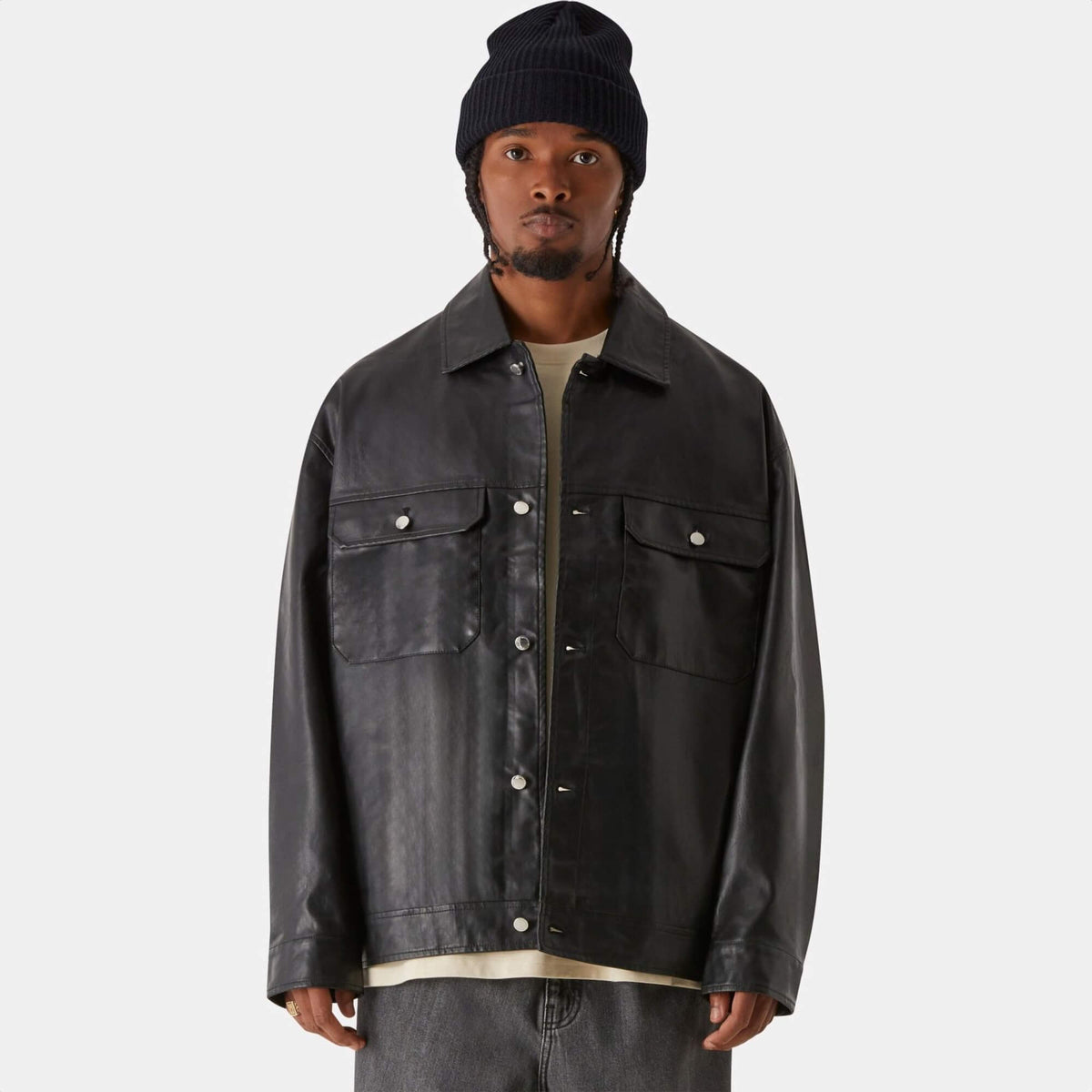 Bunda MJ Gonzales Modern Oversize čierna