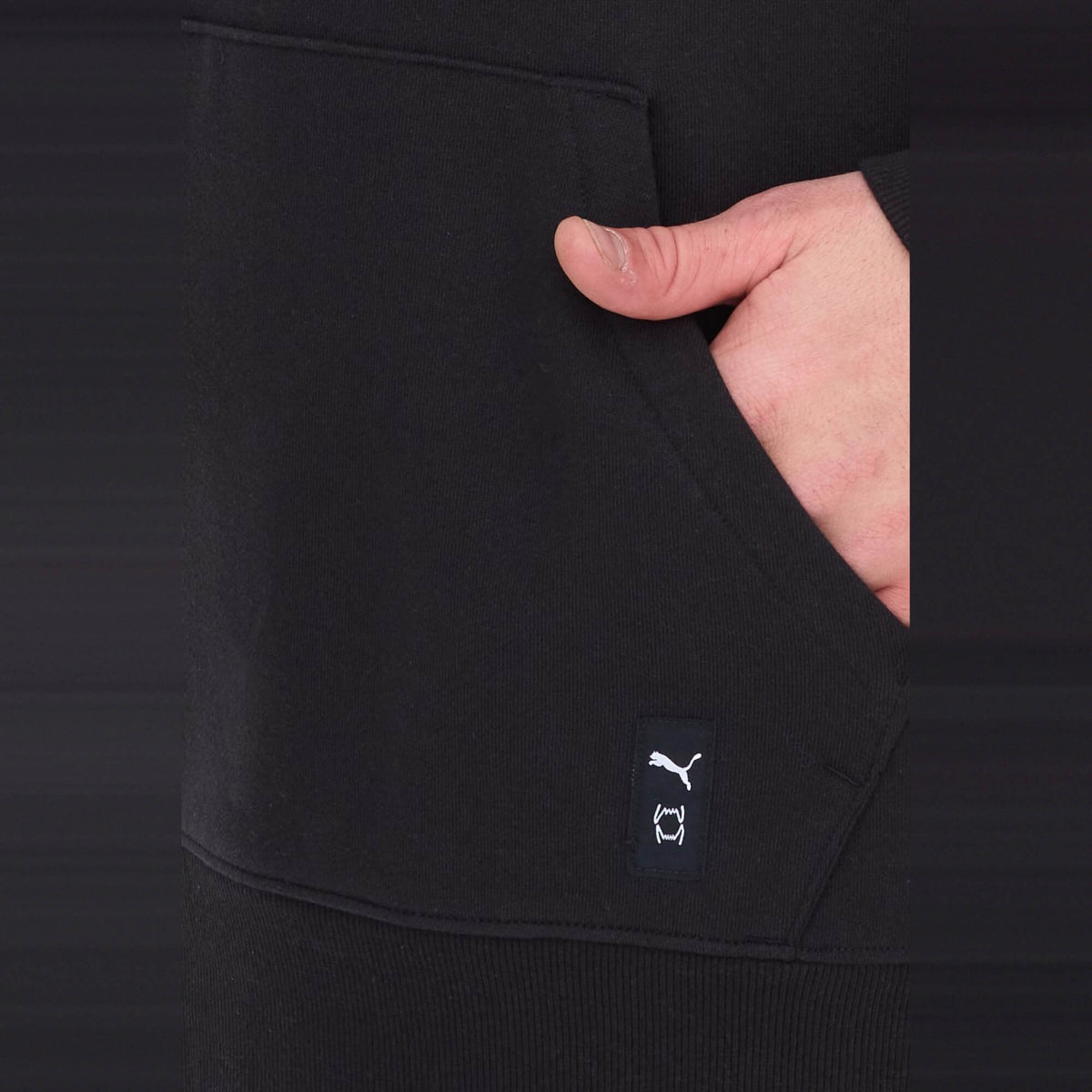 Pánska mikina s kapucňou PUMA Melo Alwayz On Hoodie čierna