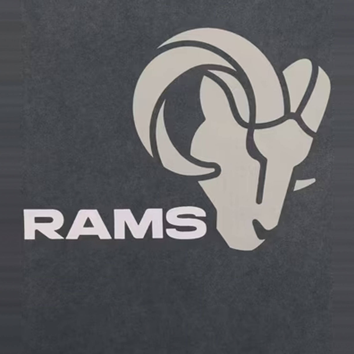 Pánske tričko RECOVERED X NFL Los Angeles Rams Logo Print sivé