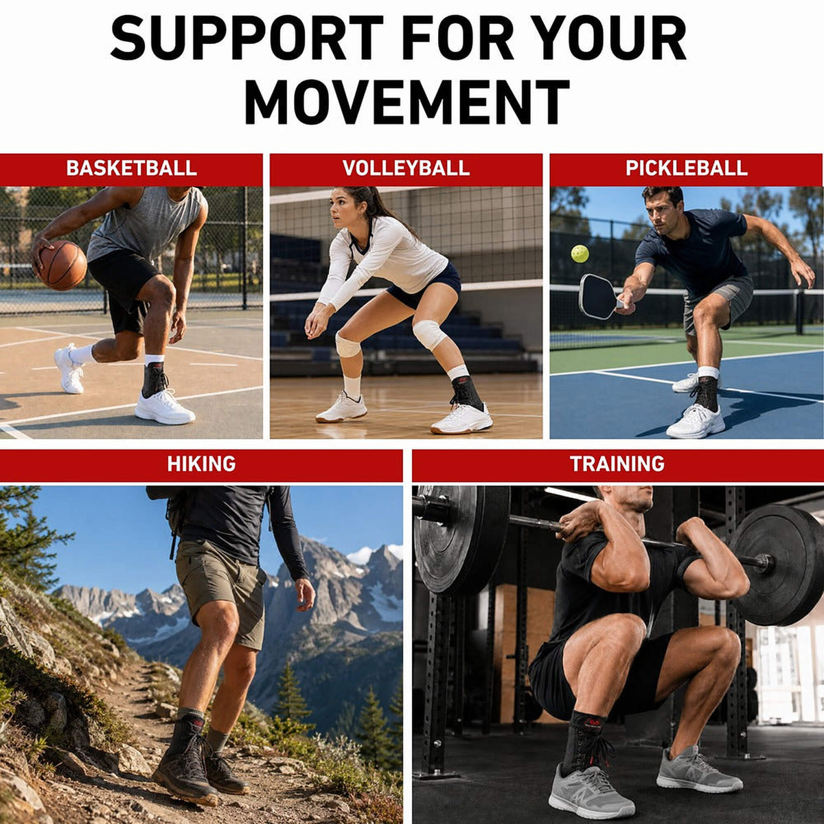 Šnurovacia ortéza na členok McDavid 199 Ankle Brace Lace-Up with Stays čierna