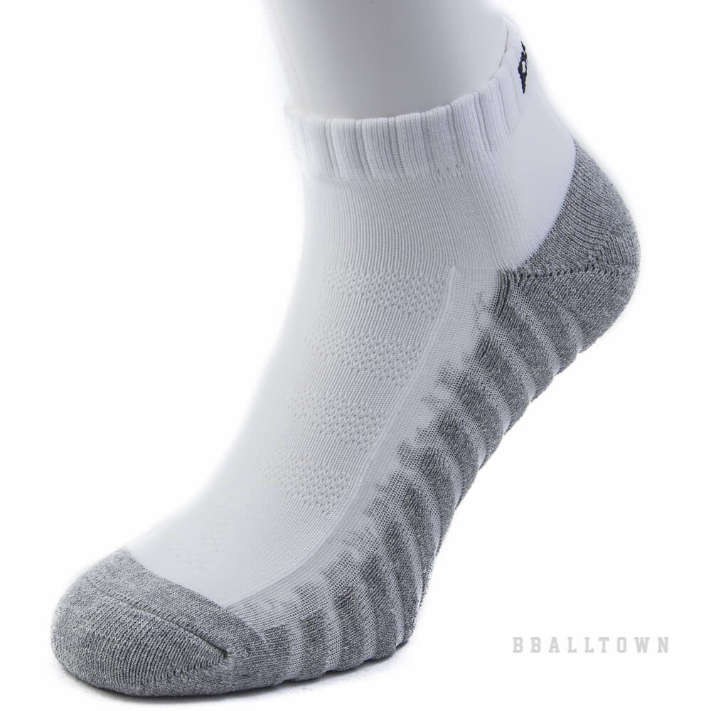 Pánske nízke športové ponožky PEAK Low Cut Socks bielo-sivé