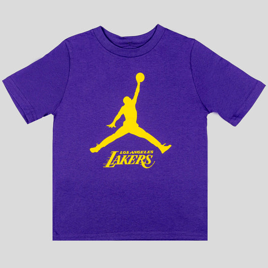 Jordan Nba Nk Essential Jordan Ss Tee - 8-20 Los Angeles Lakers Purple