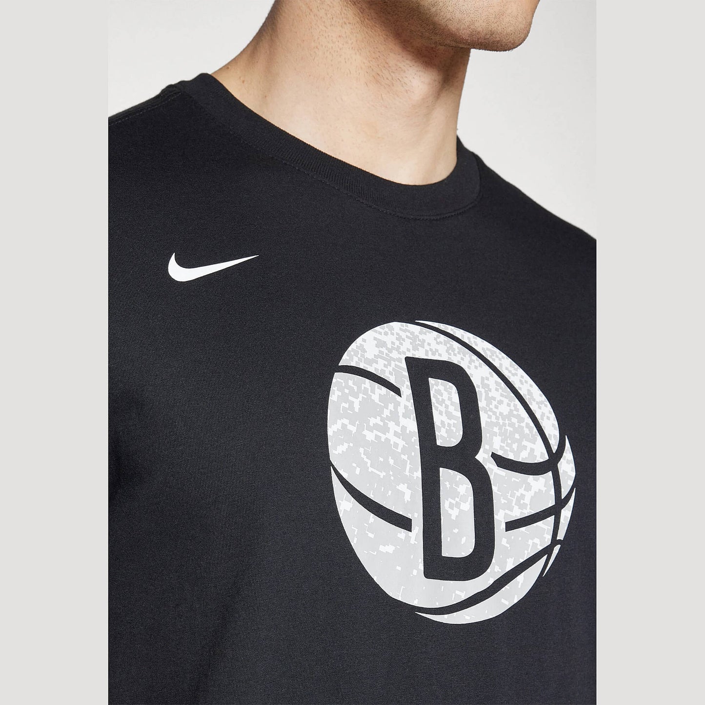 Nba Nike Essential Ss Cc Tee 8-20 Brooklyn Nets Black