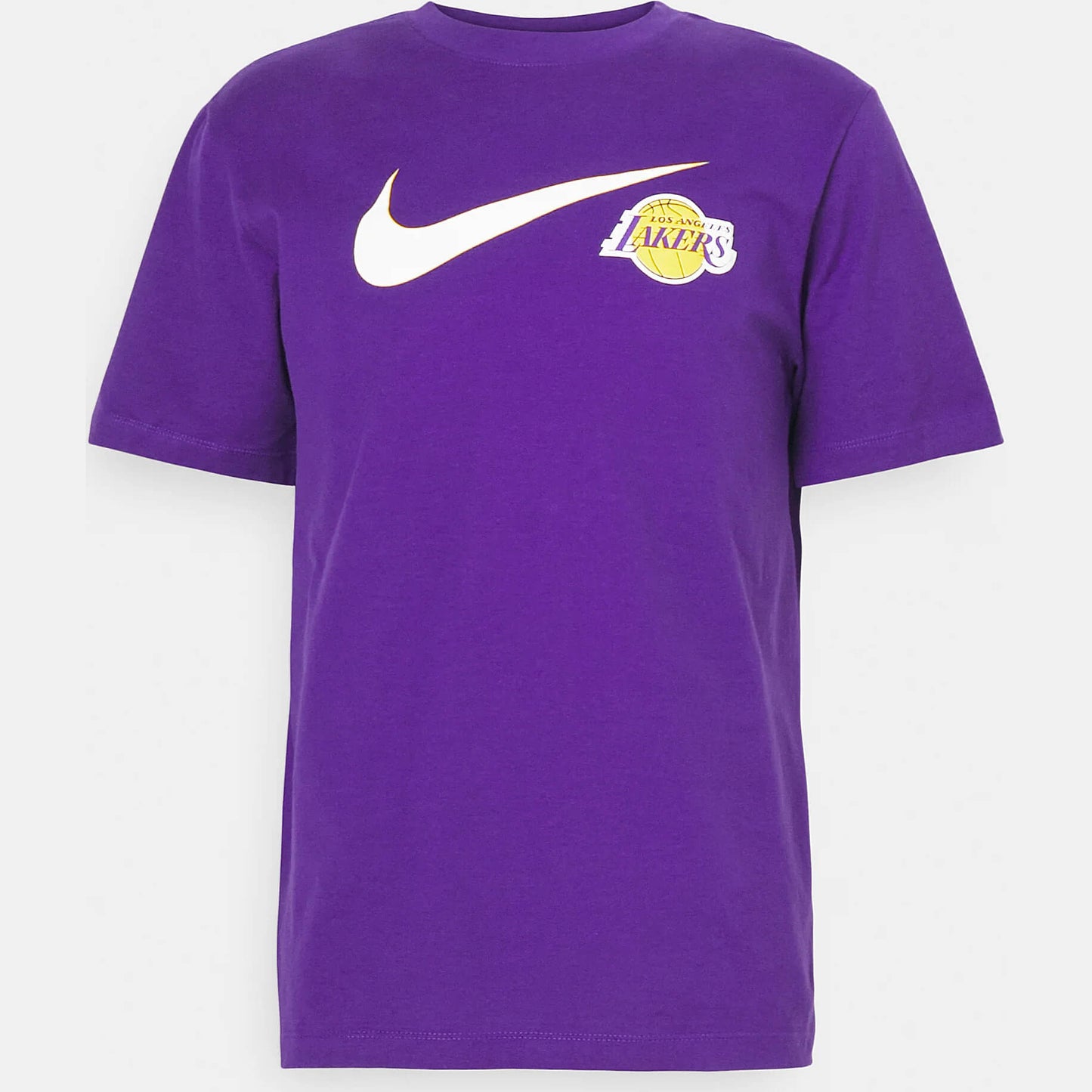 Nba Nike Essential Nba Swoosh Ss Tee - Team Color 8-20 Los Angeles Lakers Purple