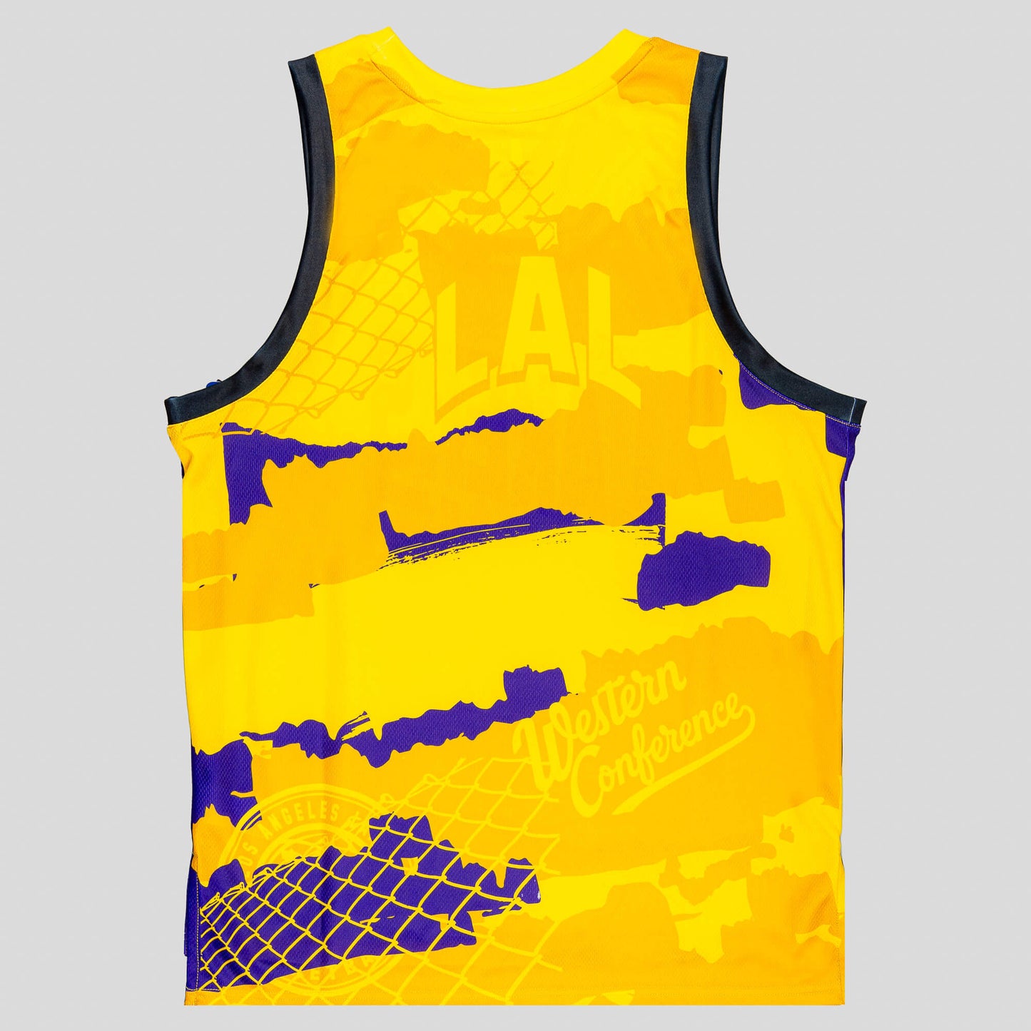 OUTER STUFF NBA FAST BREAK SHOOTER TANK LOS ANGELES LAKERS LEBRON JAMES YELLOW