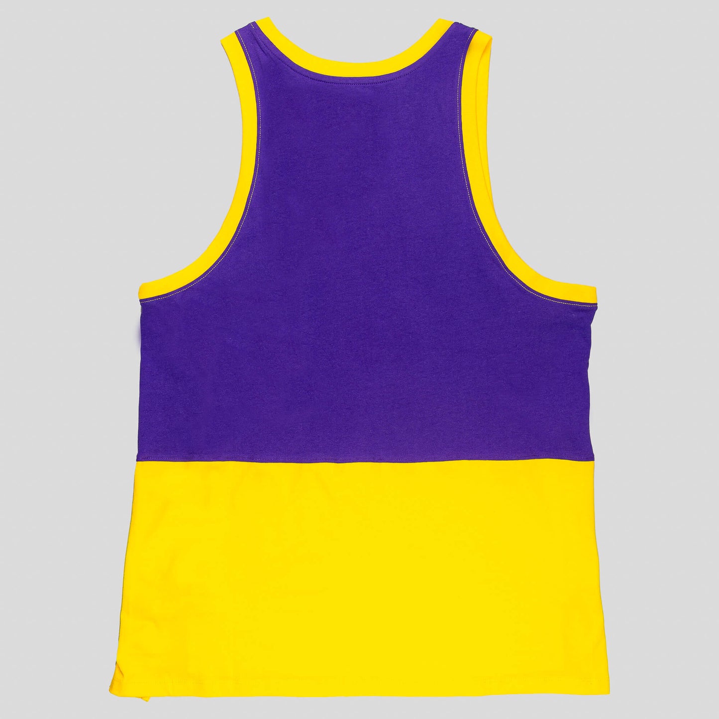 OUTER STUFF NBA PURE SHOOTER CB COTTON TANK LOS ANGELES LAKERS LEBRON JAMES YELLOW/PURPLE