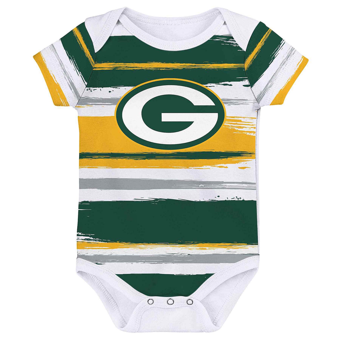Detská body Outerstuff NFL Team Favorite SS Creeper Green Bay Packers bielo/zelené