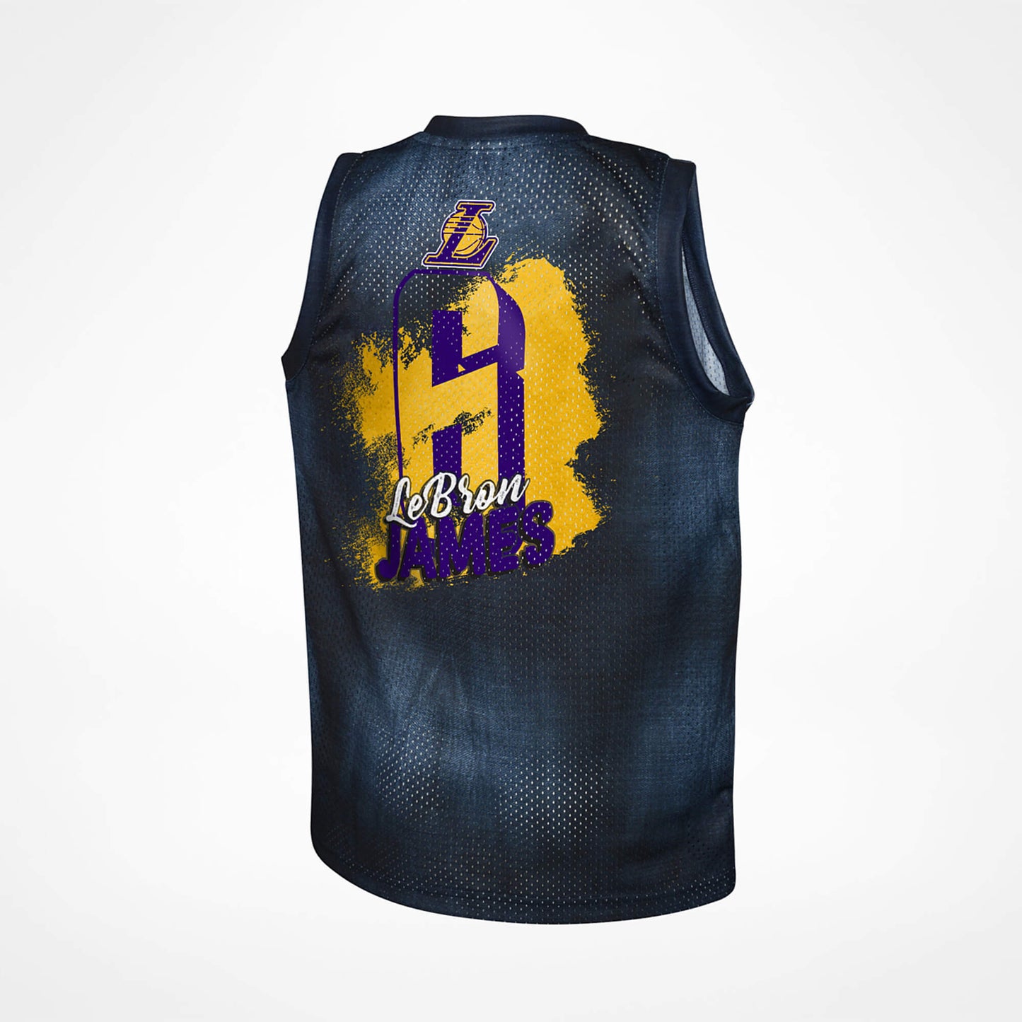 Basketbalový dres Outerstuff NBA Heating Up' Top - Player Specific Los Angeles Lakers LeBron James Indigo modrá