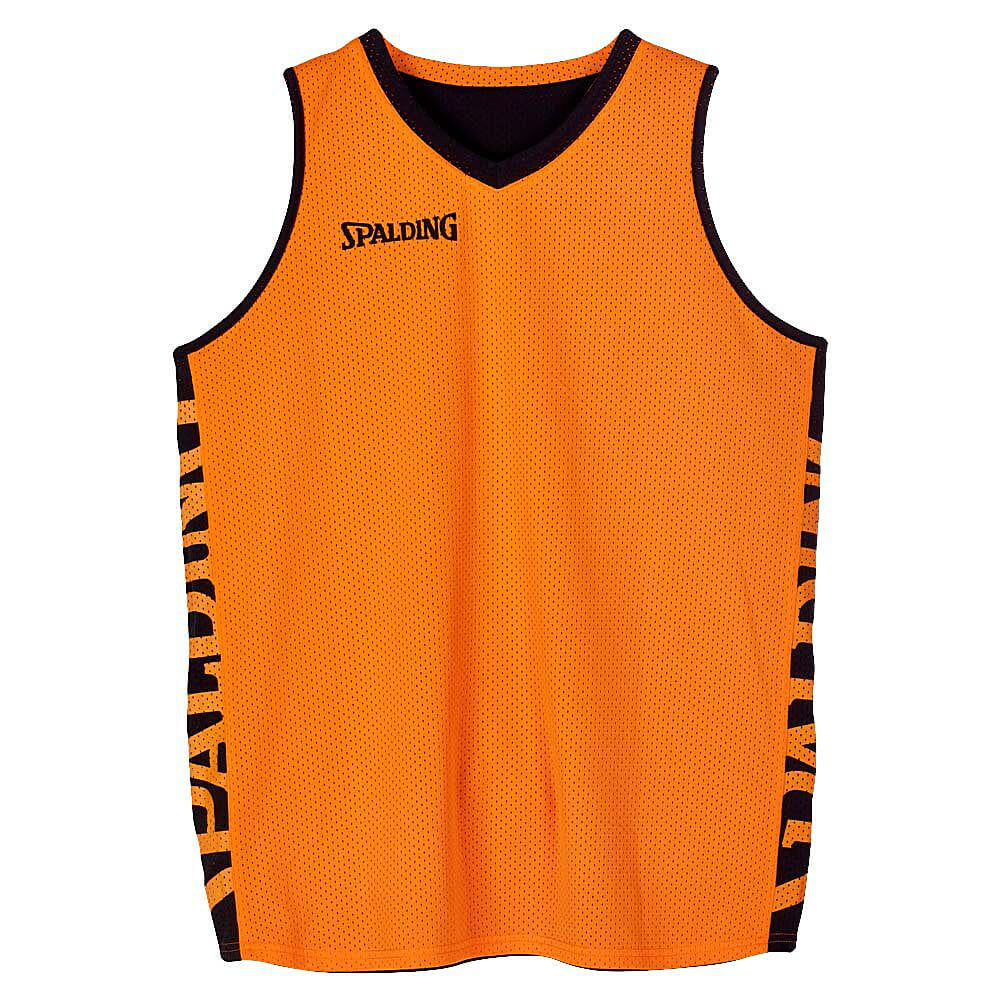 Obojstranný basketbalový dres Spalding Essential Reversible Shirt oranžový/čierny
