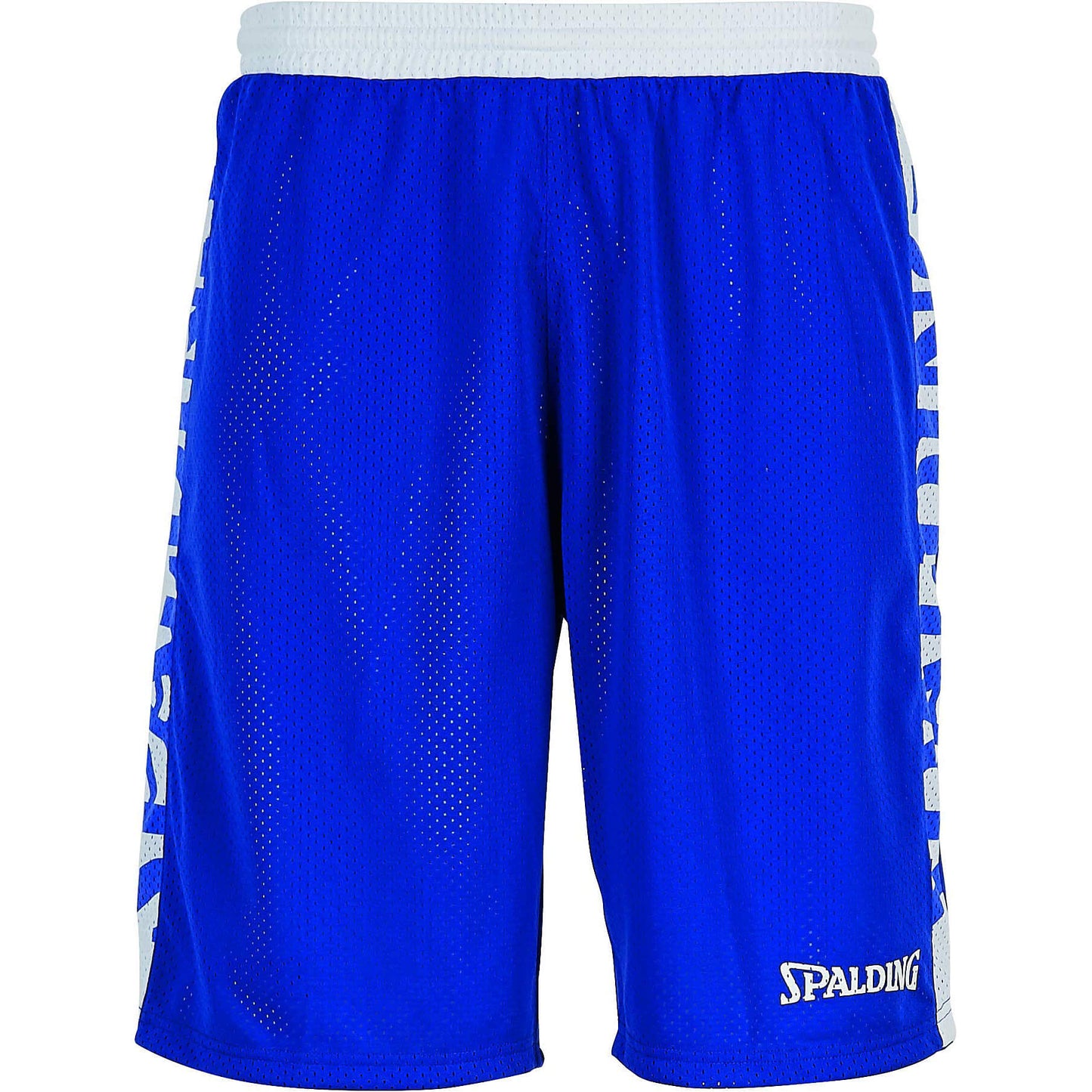 Basketbalové obojstranné šortky Spalding Essential Reversible Shorts modré/biele