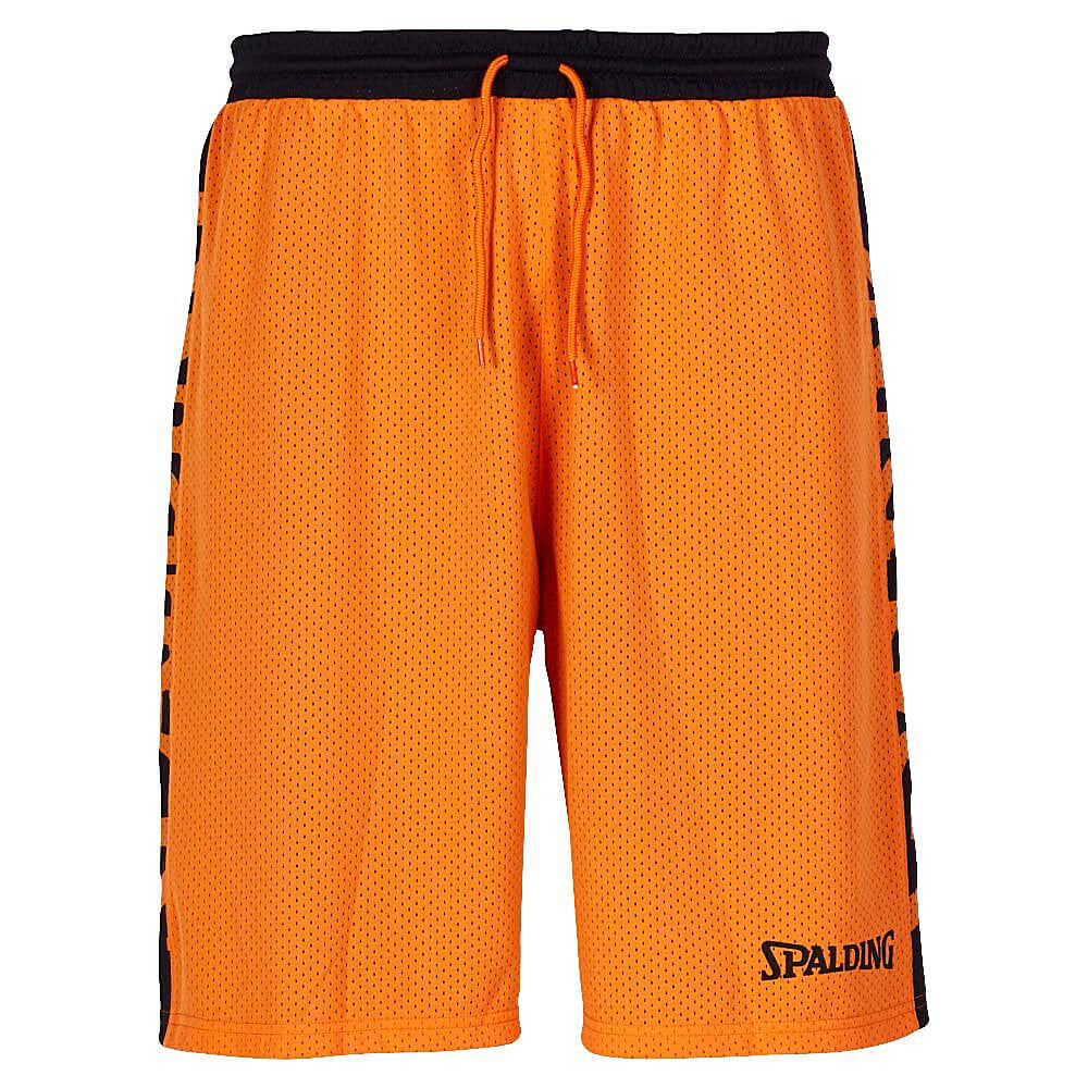 Spalding Essential Reversible Shorts Orange/Black
