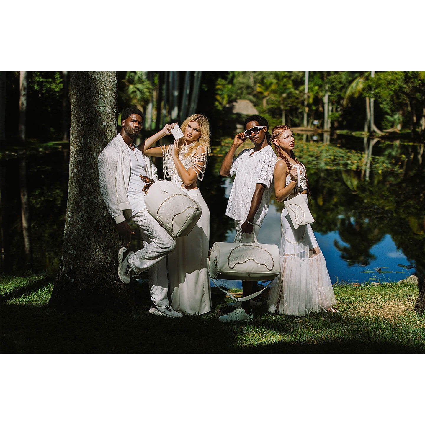 Batoh Sprayground Secret Life of Pearls Backpack biely