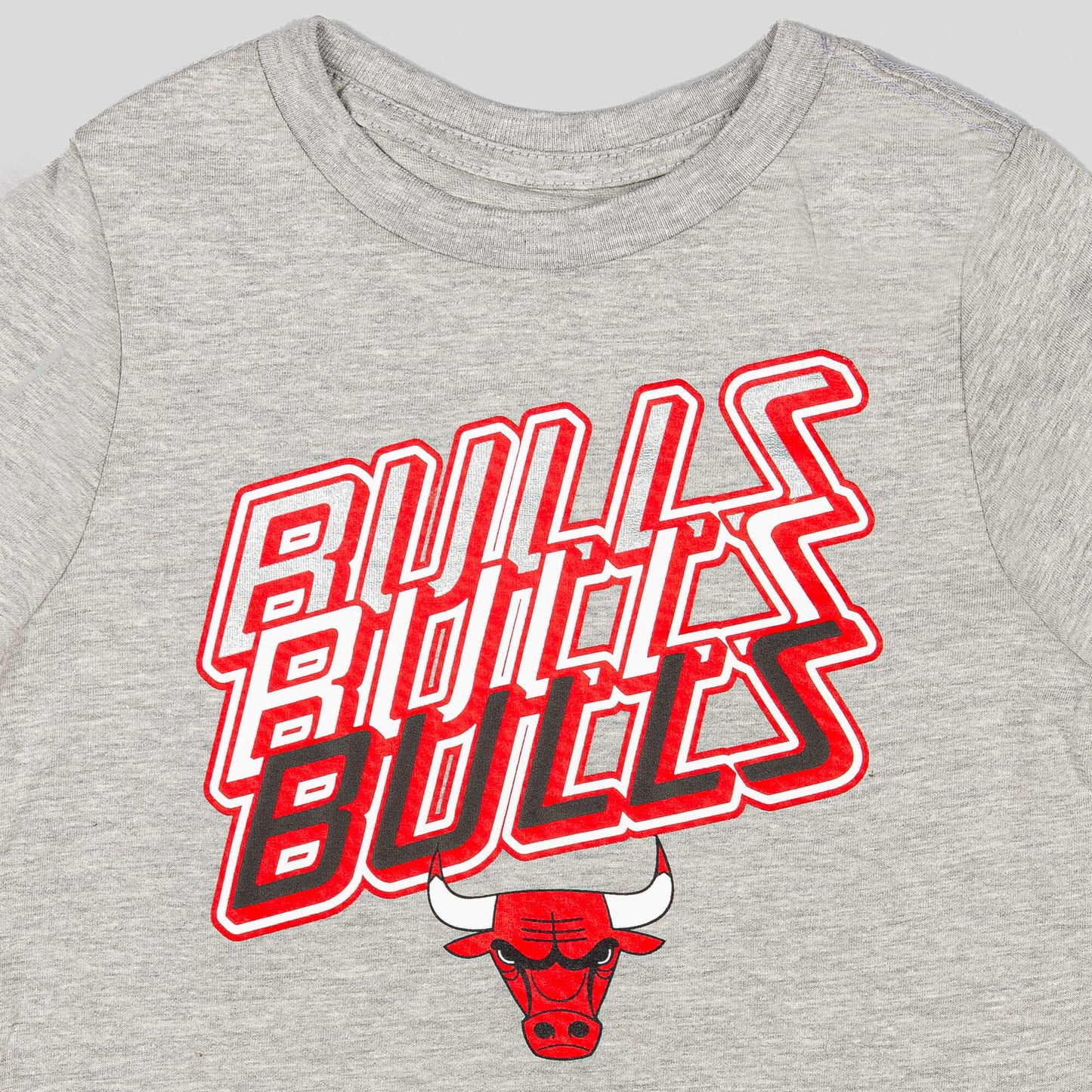 Outer Stuff Nba Venice Ss Graphic Tee Chicago Bulls Grey