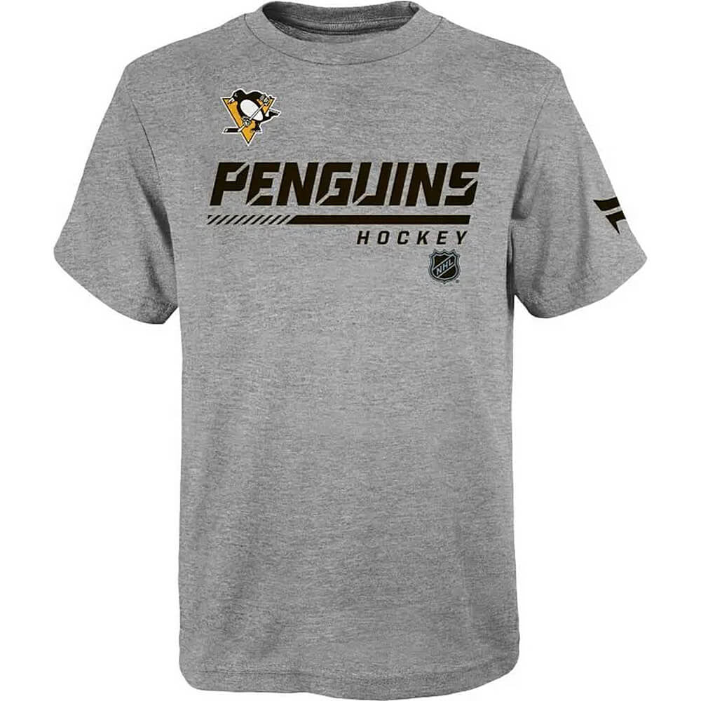 Fanatics Nhl Apro Prime Ss Ctn Tee Pittsburgh Penguins Grey