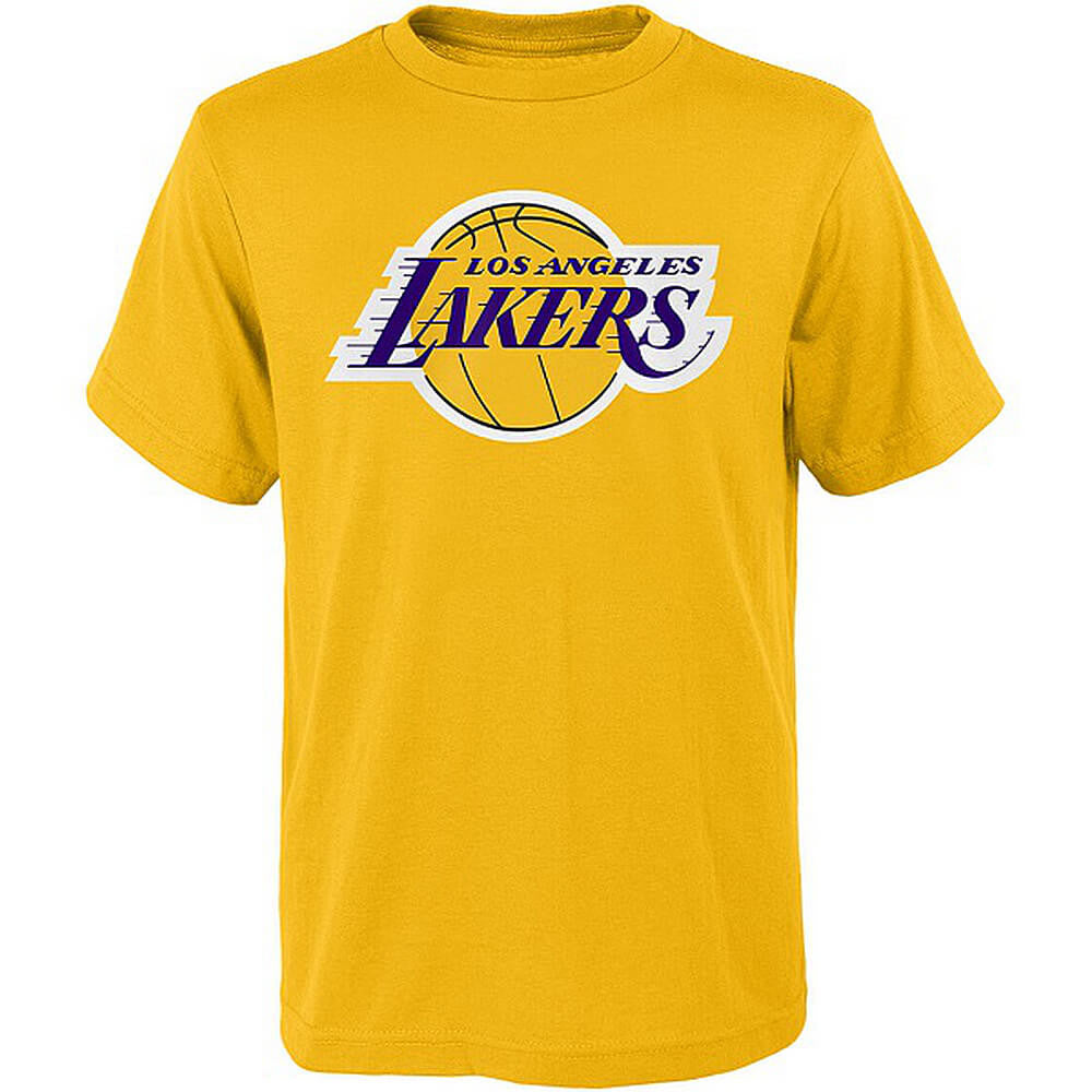 Outer Stuff Nba Slogn Back Ss Ctn Tee Los Angeles Lakers Yellow