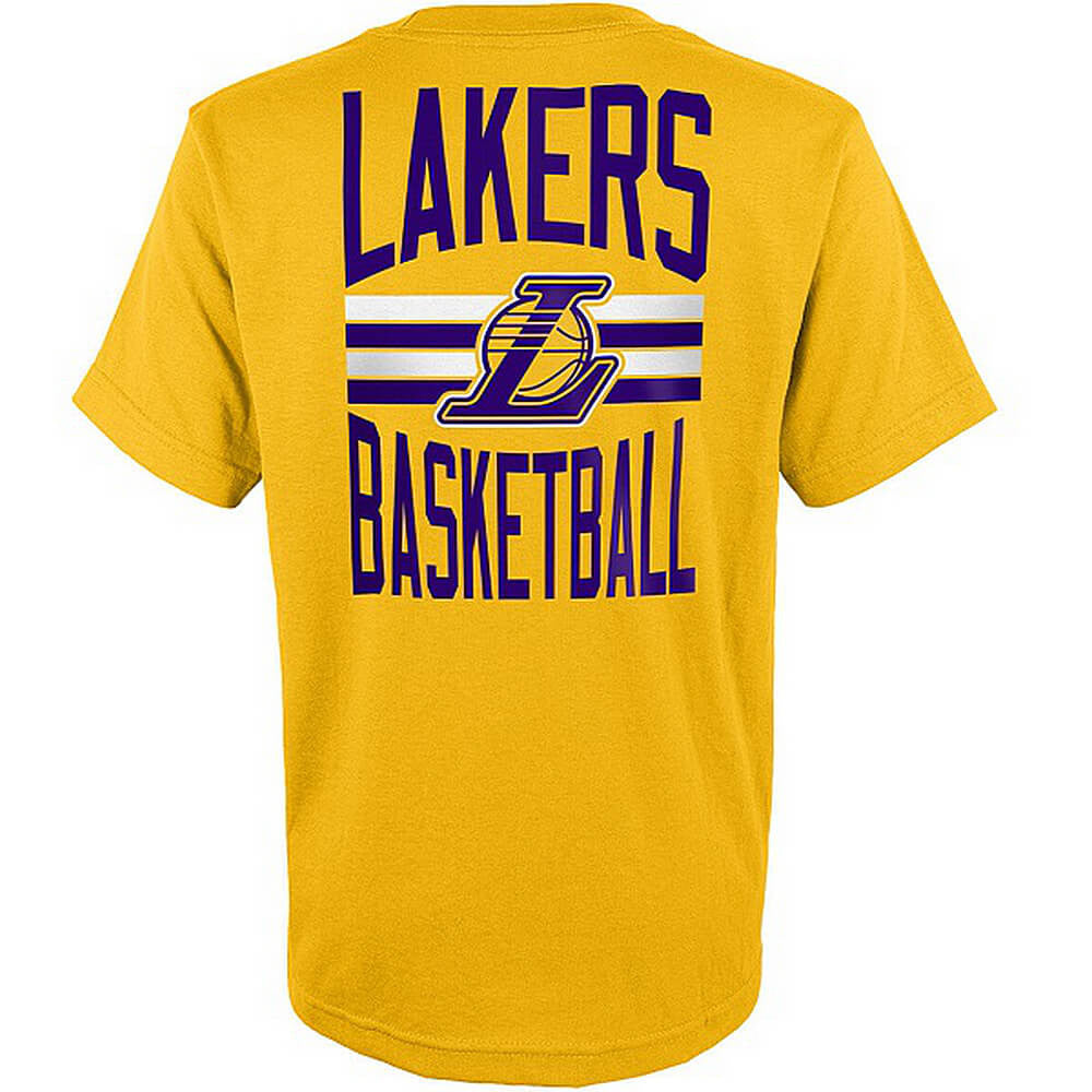 Outer Stuff Nba Slogn Back Ss Ctn Tee Los Angeles Lakers Yellow