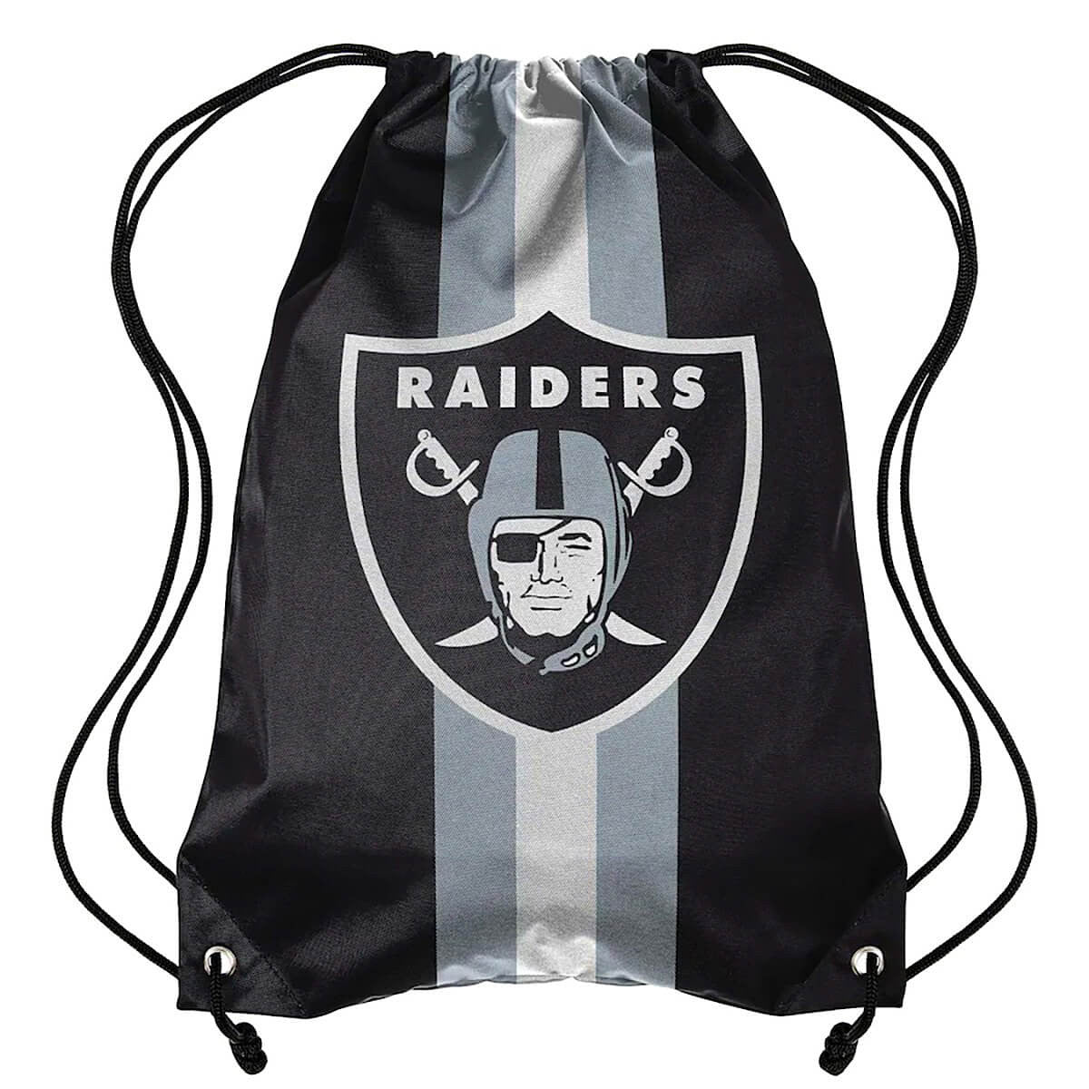 Vak Gymsack Forever Collectibles Las Vegas Raiders - NFL - Two Tone Drawstring Backpack čierny