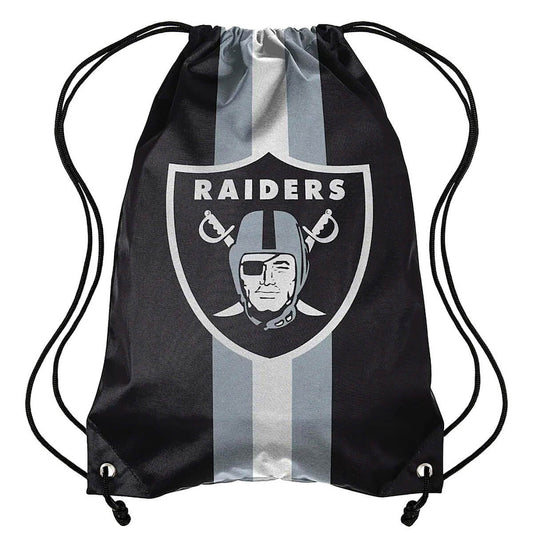 Forever Collectibles Las Vegas Raiders - NFL - Two Tone Drawstring Backpack Black