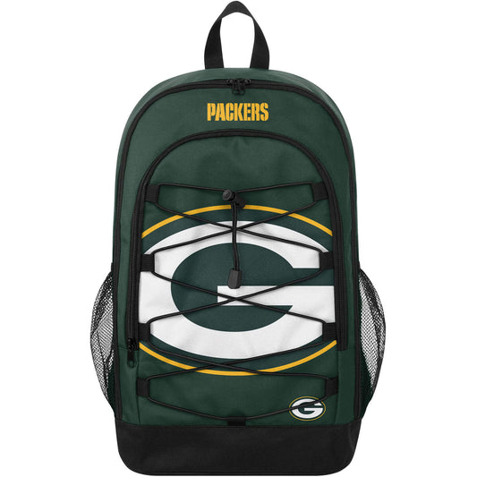 Forever Collectibles Green Bay Packers - NFL - Two Tone Cylinder Back Pack Green