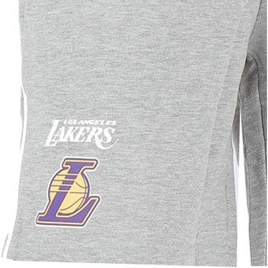 New Era Kraťasy Nba Stripe Piping Short Los Angeles Lakers Grey