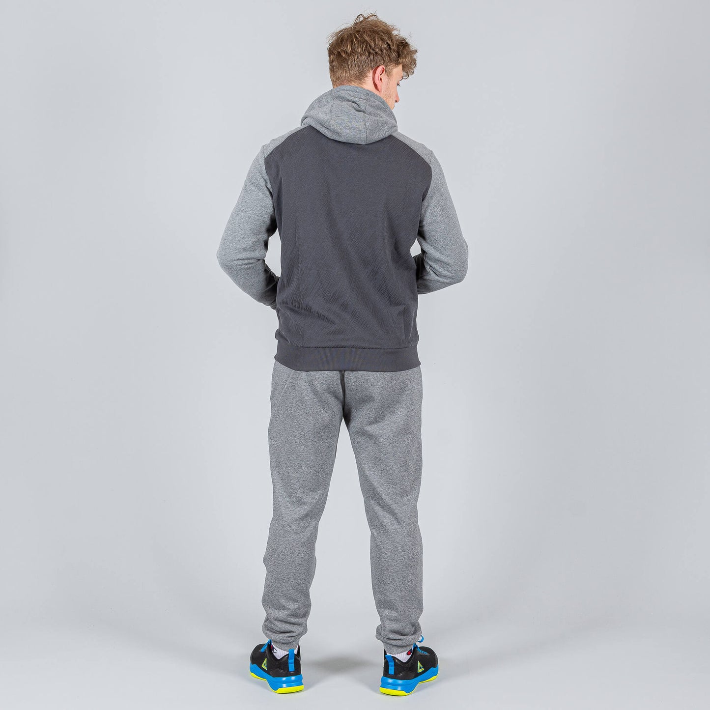 Mikina s kapucňou Peak Tony Parker Hoodie na zips tmavošedá