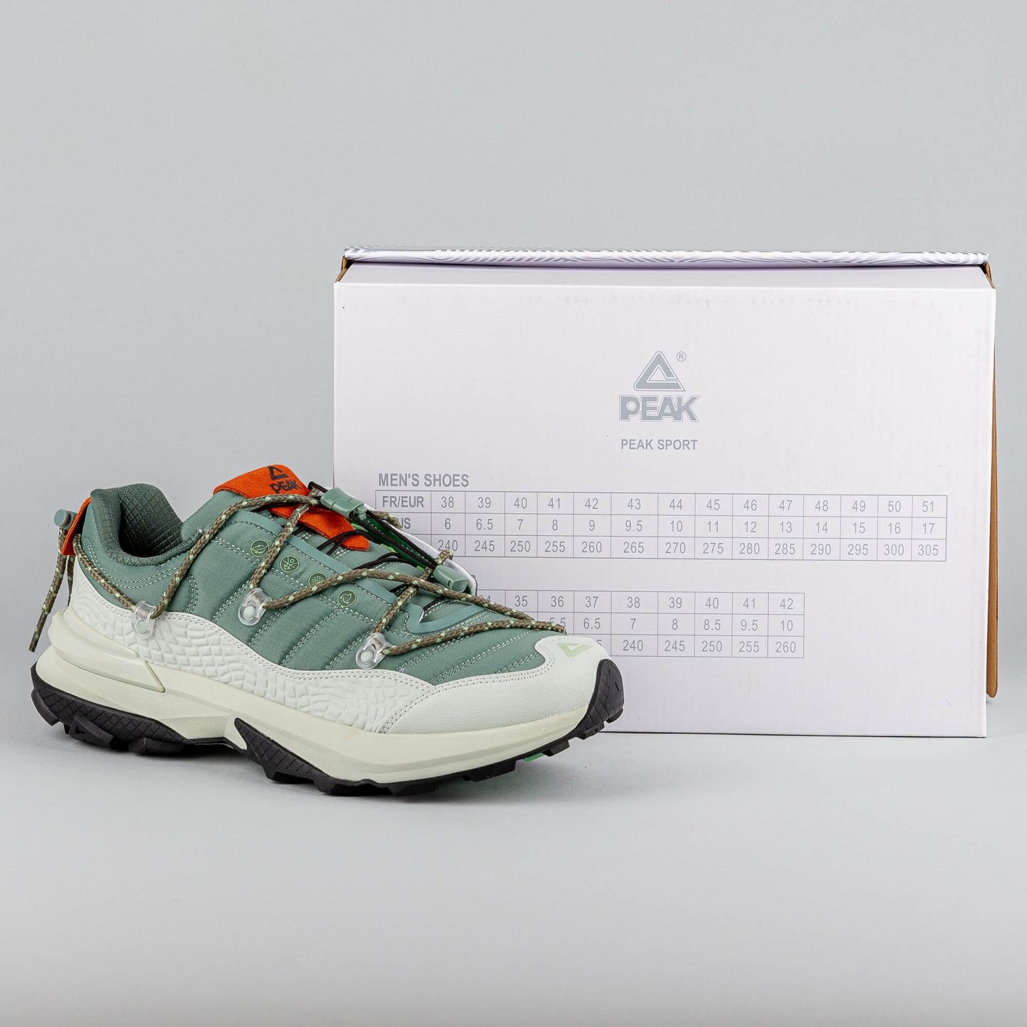 Tenisky Peak Outdoor Sport Shoes Flying Disc Super P-Motive x Taichi Green