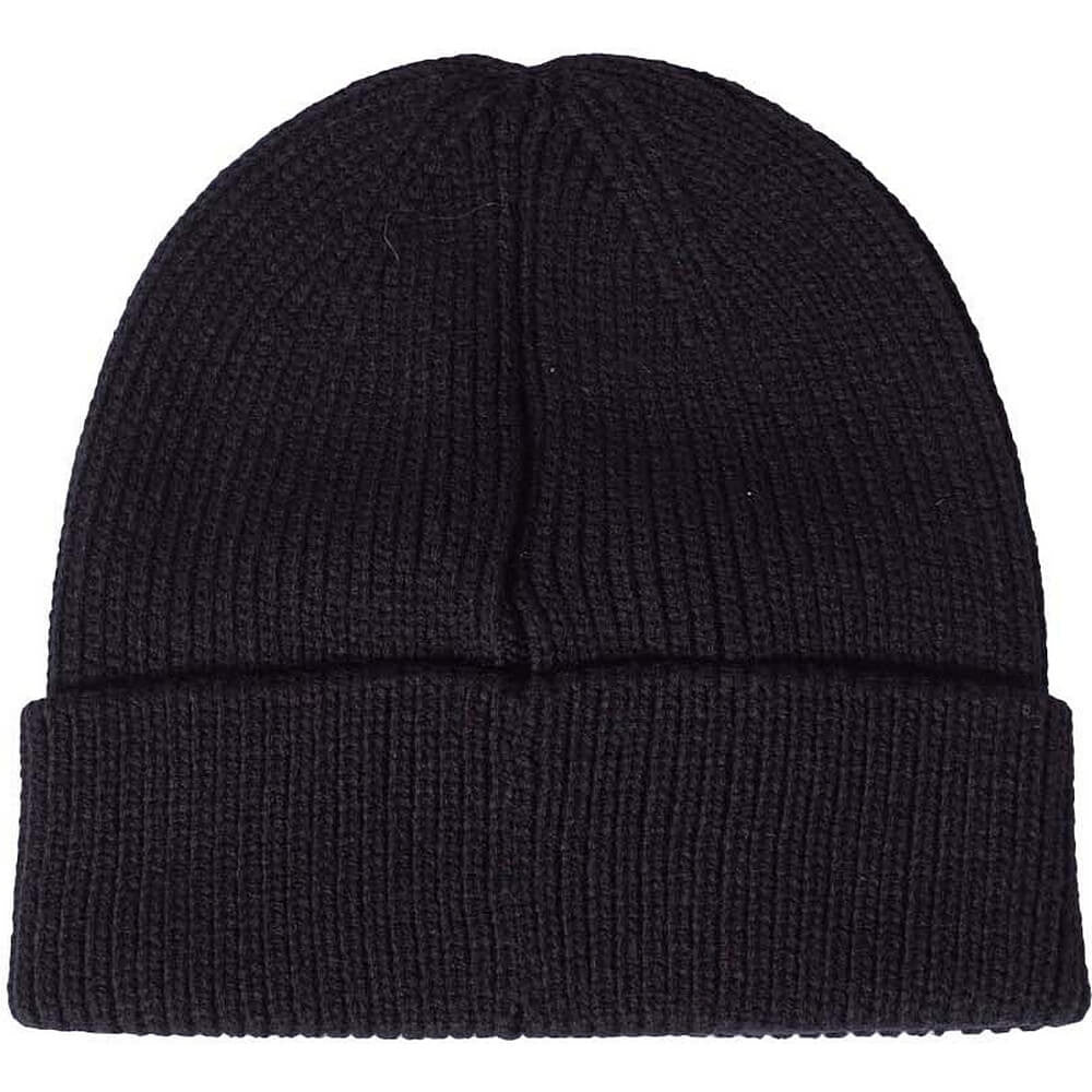 Pánska zimná čiapka Timberland Ribbed Beanie With Logo Label - Fisherman Beanie čierna