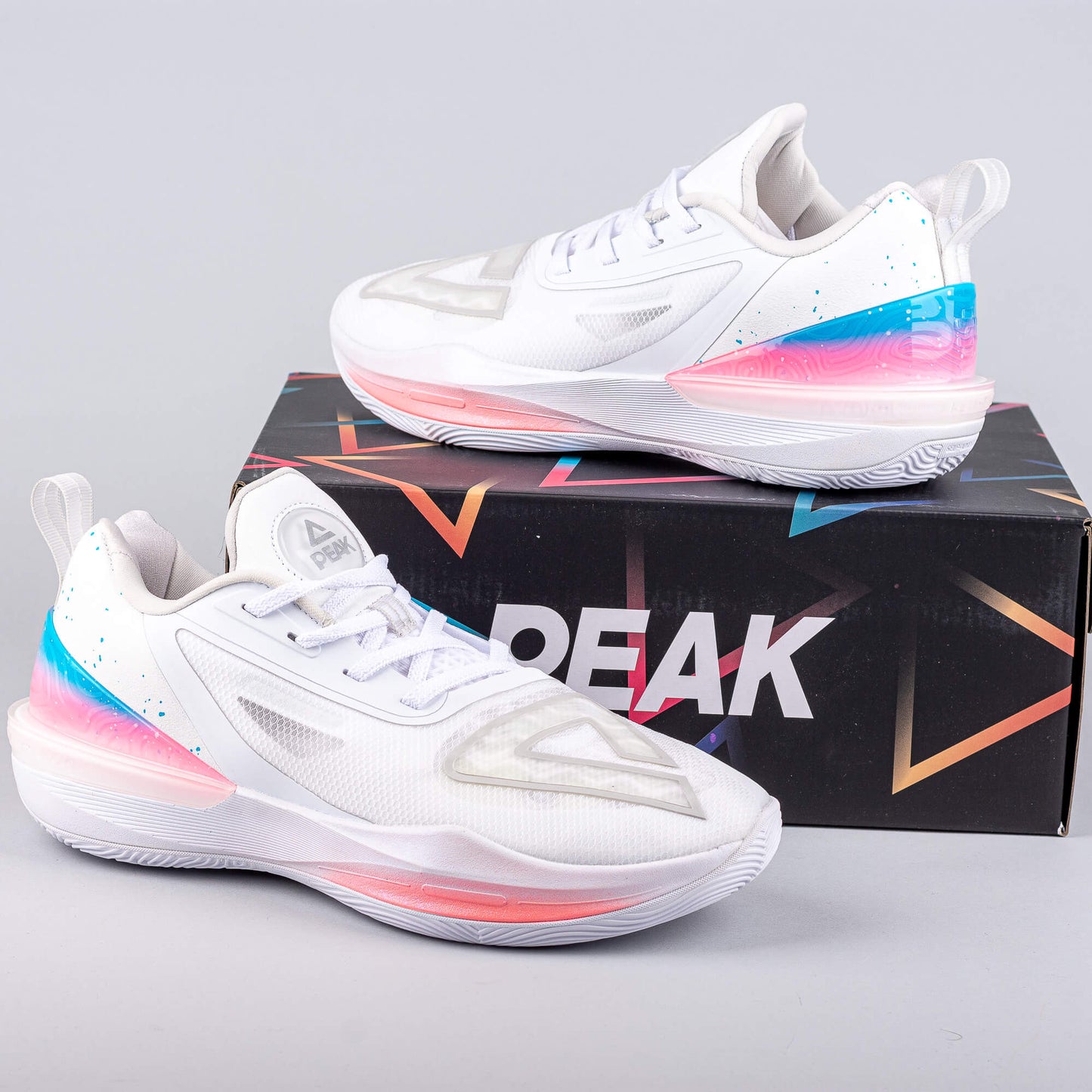 Basketbalové tenisky PEAK Big Triangle 3 WHITE/ELEGANT BLUE