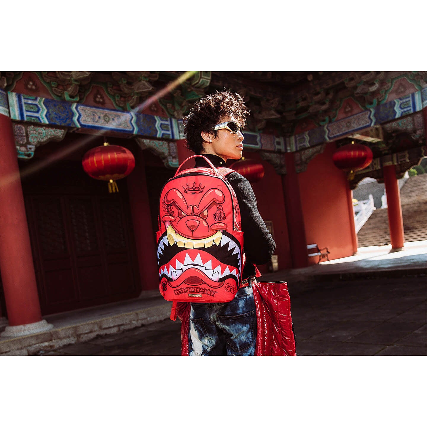 Batoh Sprayground Diablo Big Mean Bite Backpack Red