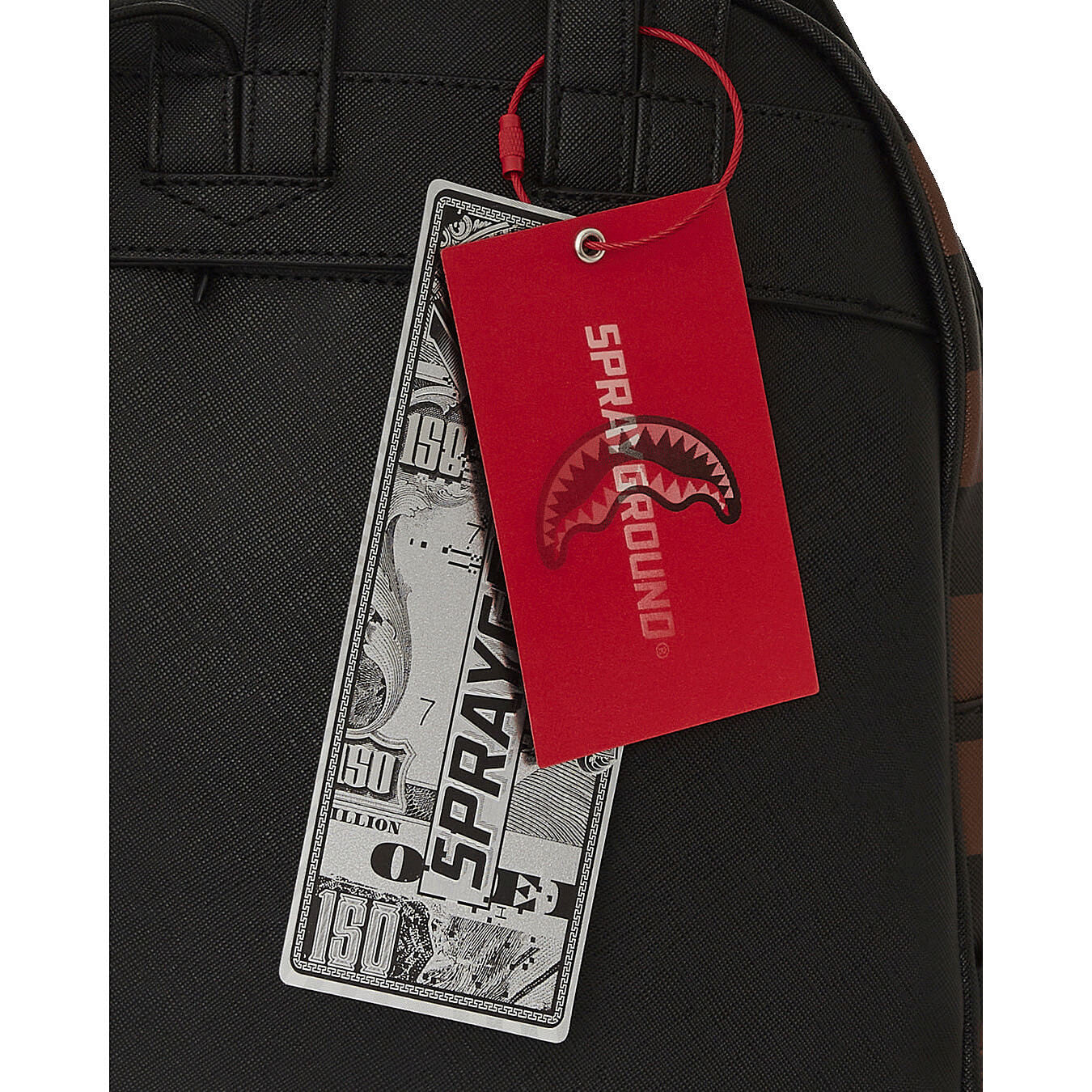 Batoh Sprayground Peeking Character Check Savage Brown