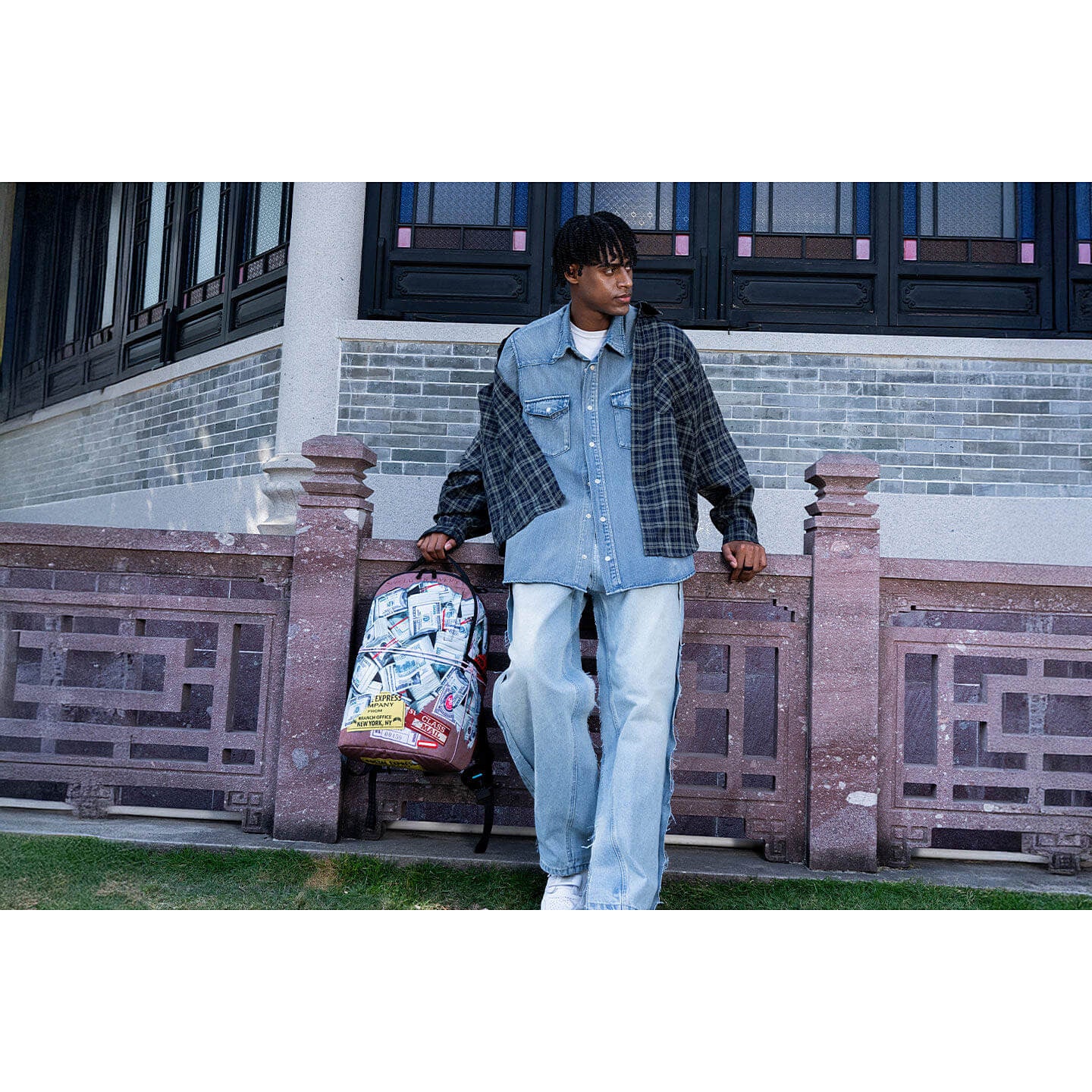 Batoh Sprayground 1 Off Bags Backpack Stacks Brown