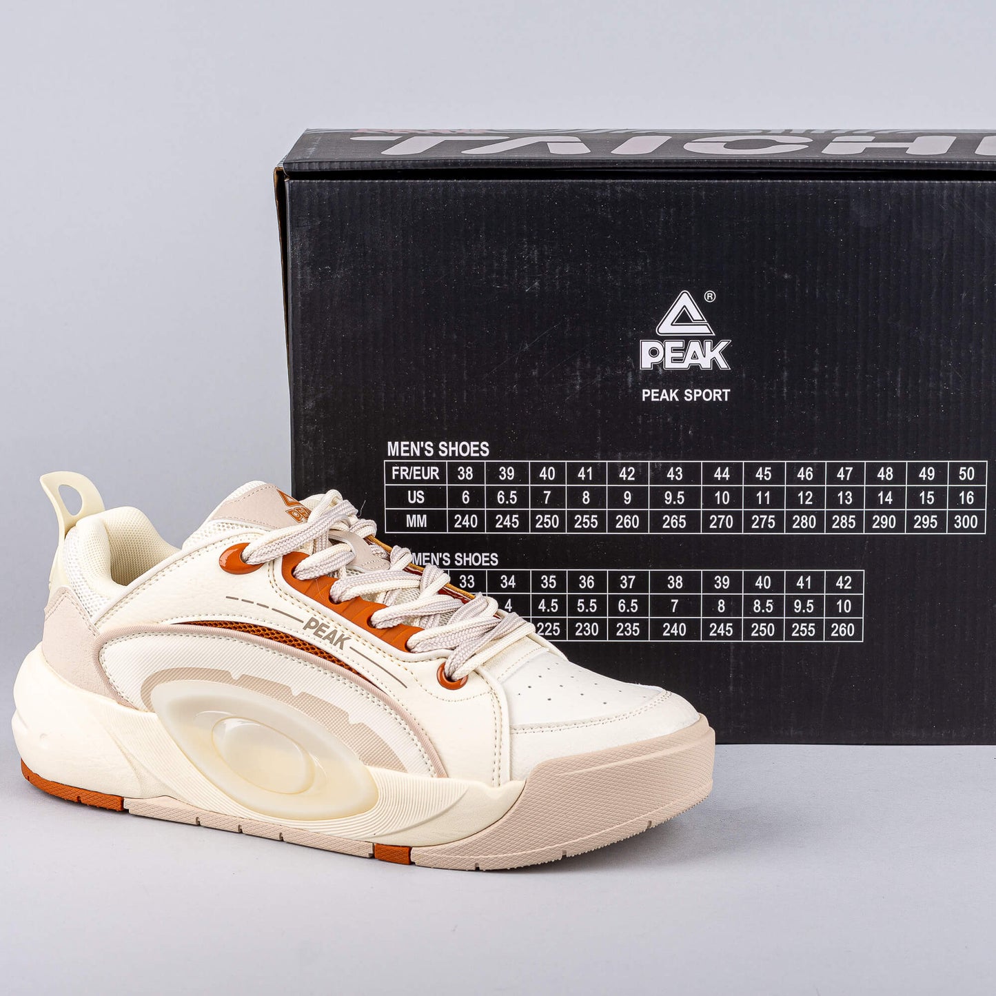 Tenisky Peak Culture Shoes Taichi Ling Yue 3.0 Canvas White/Brown