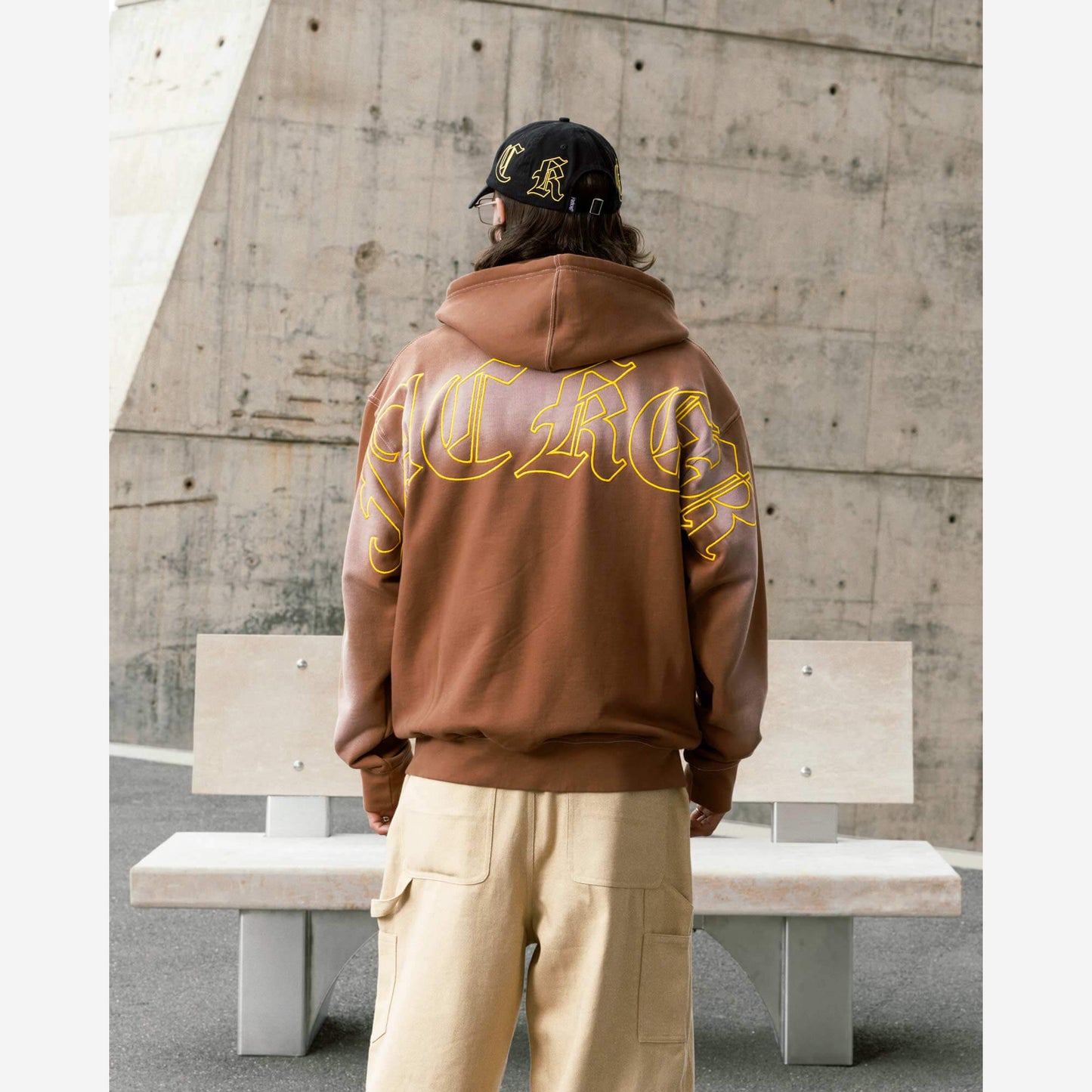 Jacker Gothica Zipped Jacket Brown