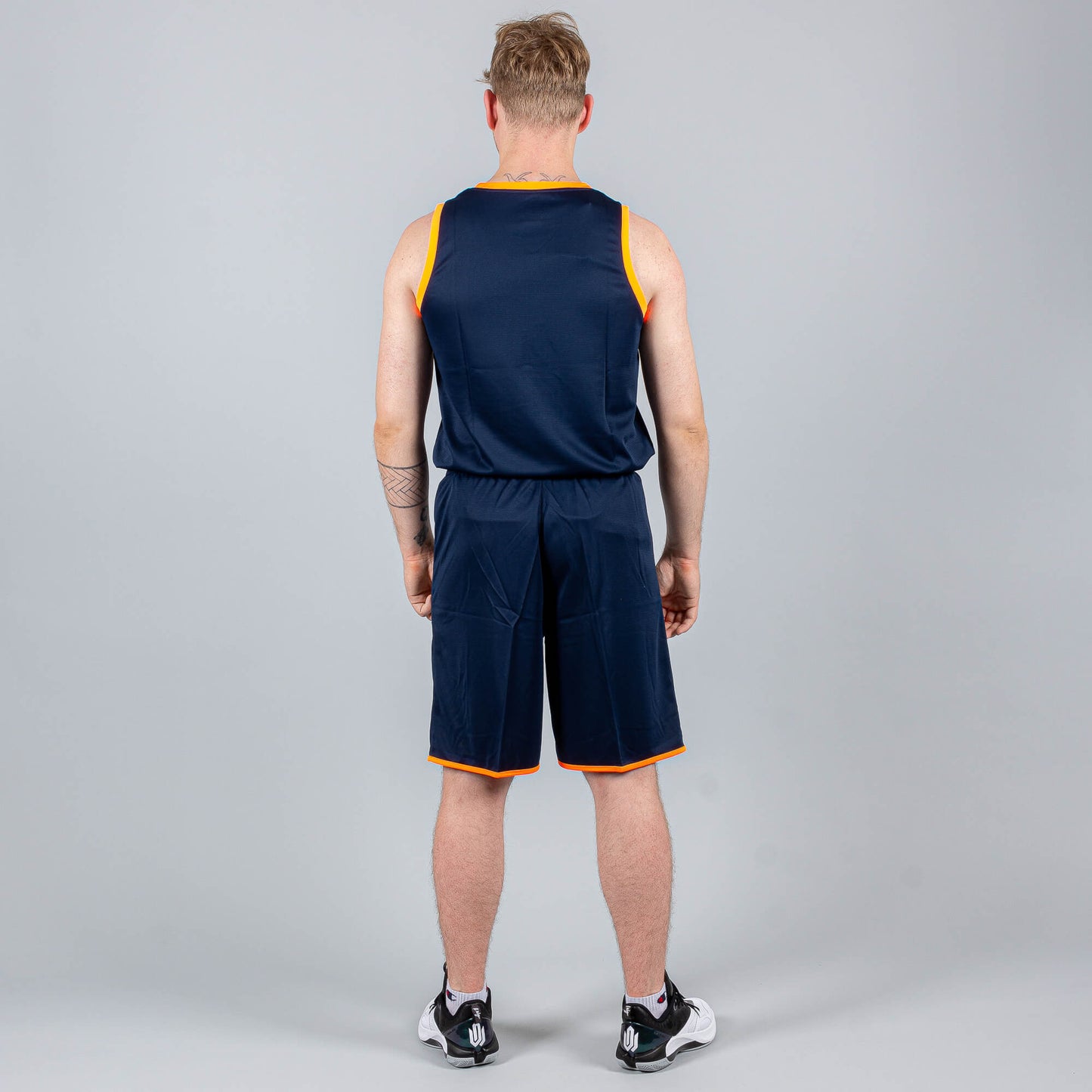 Basketbalová súprava (dres + trenírky) Peak Basketball Sets Match 2 tmavomodrá