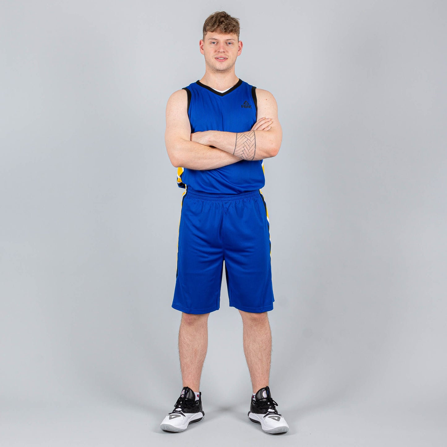 Basketbalová súprava (dres + trenírky) Peak Basketball Uniforms modrá