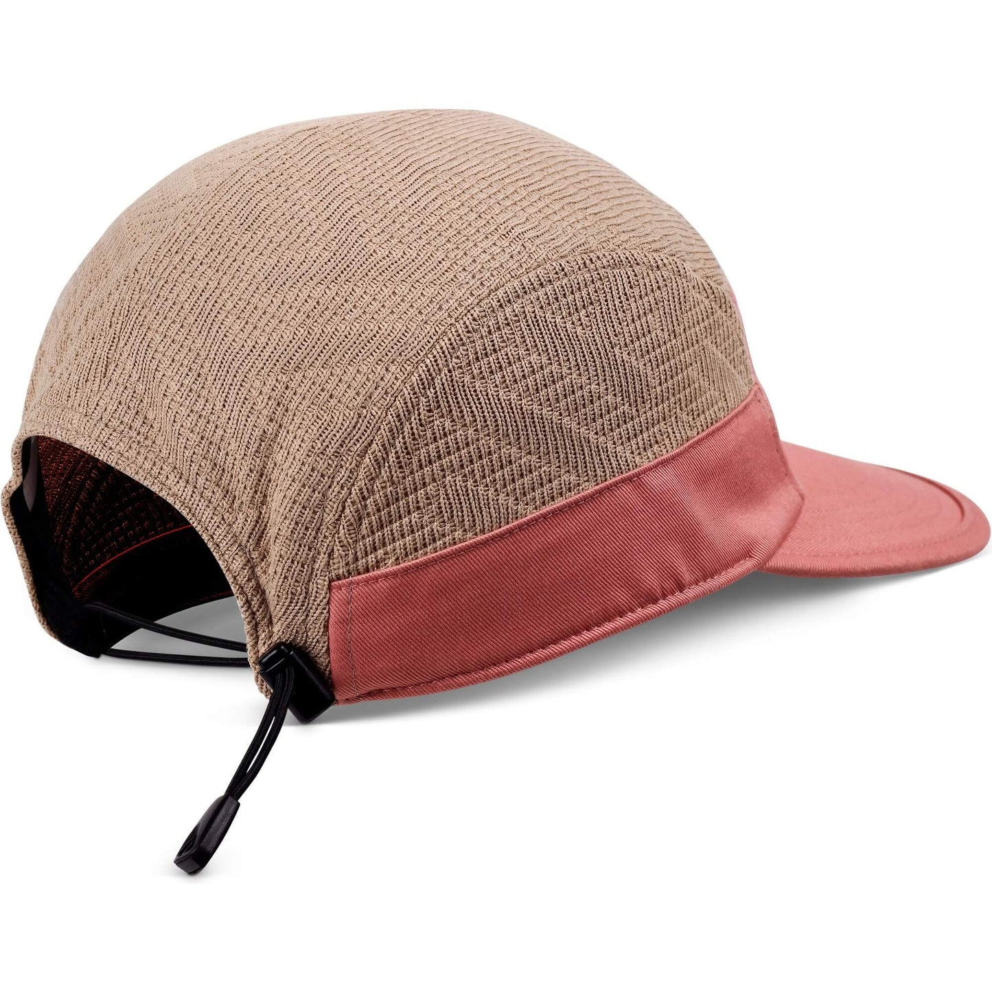 Šiltovka Djinn's 5 Panel Soft Flat Cap Summer Knit khaki/rose