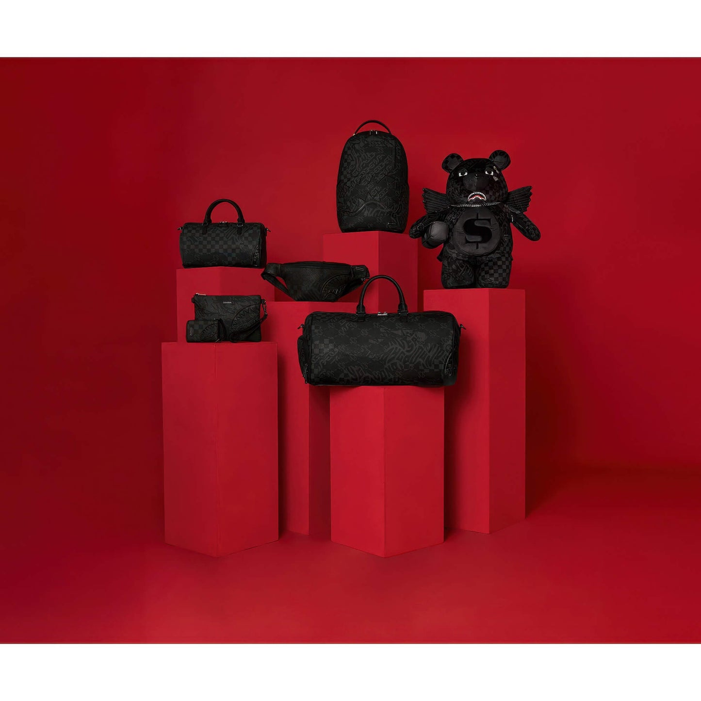 Batoh Sprayground 3Am Check Backpack Black Grey