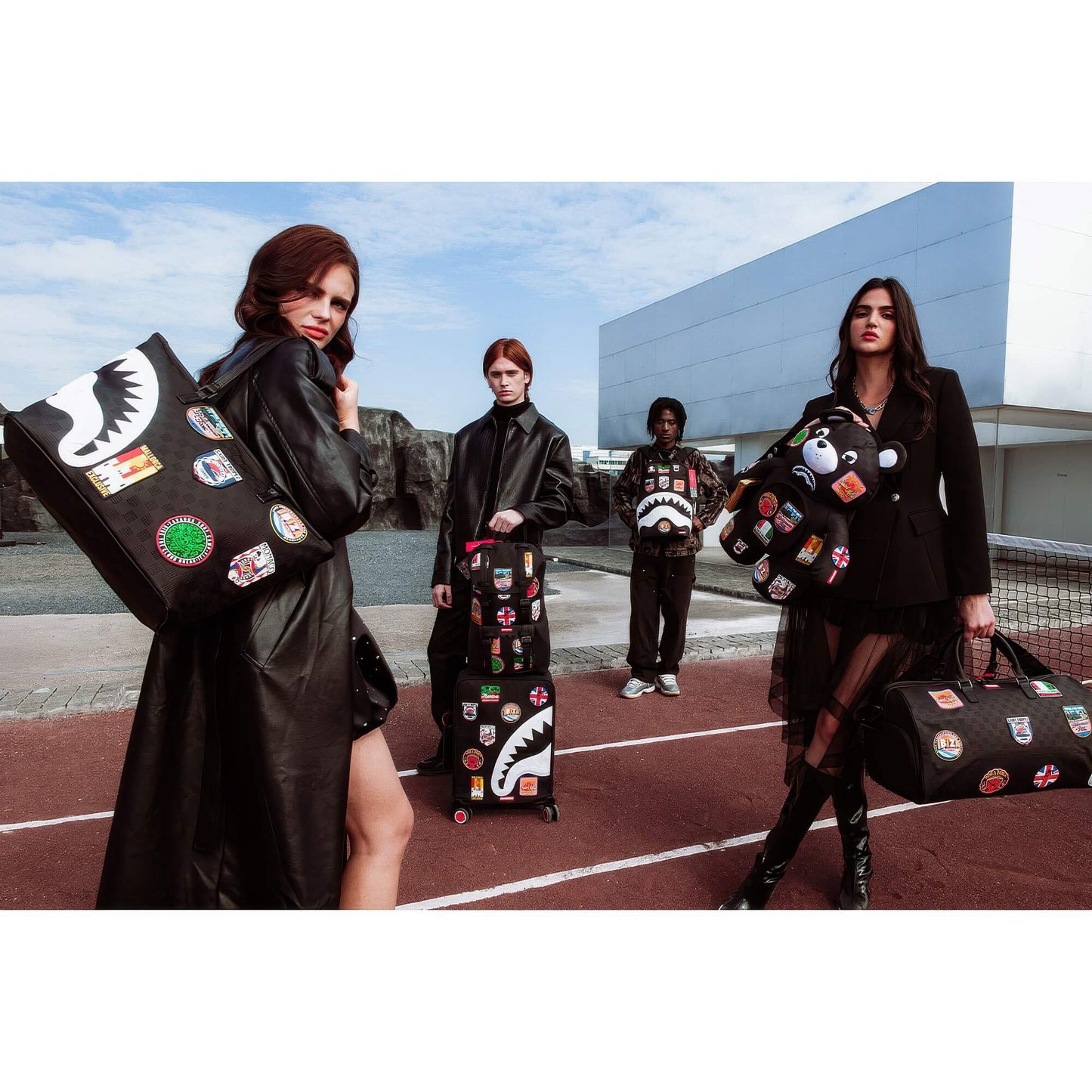 Batoh Sprayground Global Mogul Billionaire Backpack Black