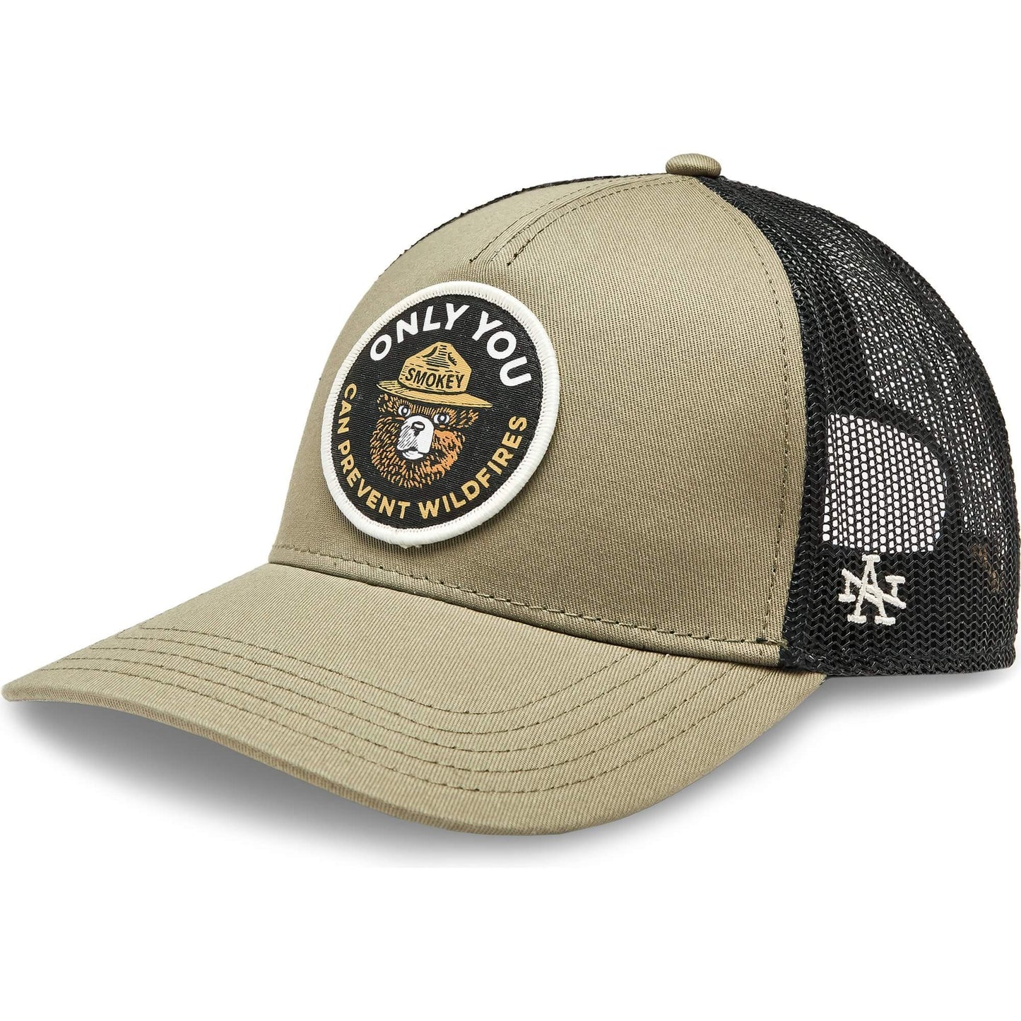 Šiltovka so sieťkou American Needle Valin - Smokey The Bear - olivová/čierna