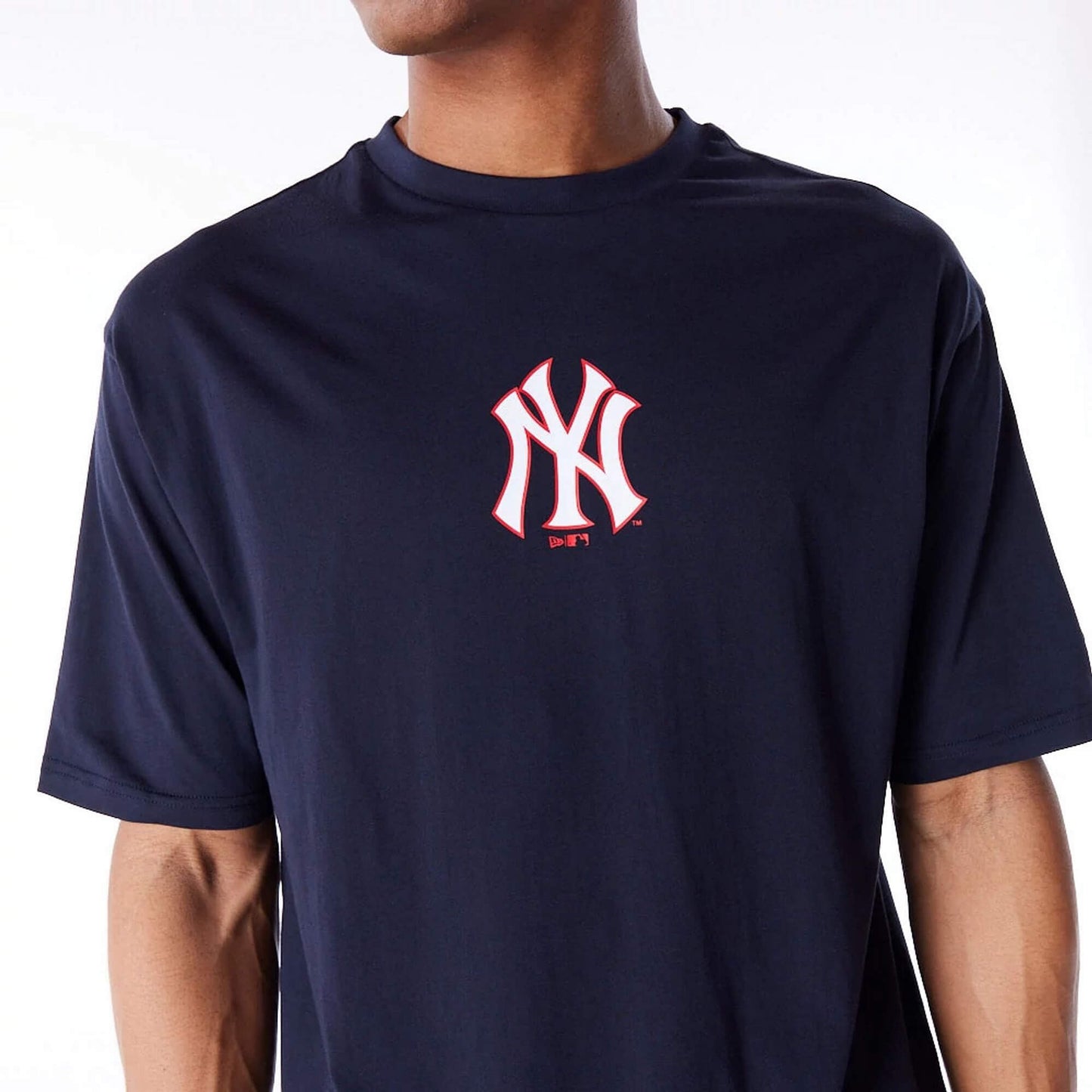 Tričko New Era New York Yankees MLB World Series Navy Oversized T-Shirt tmavomodré