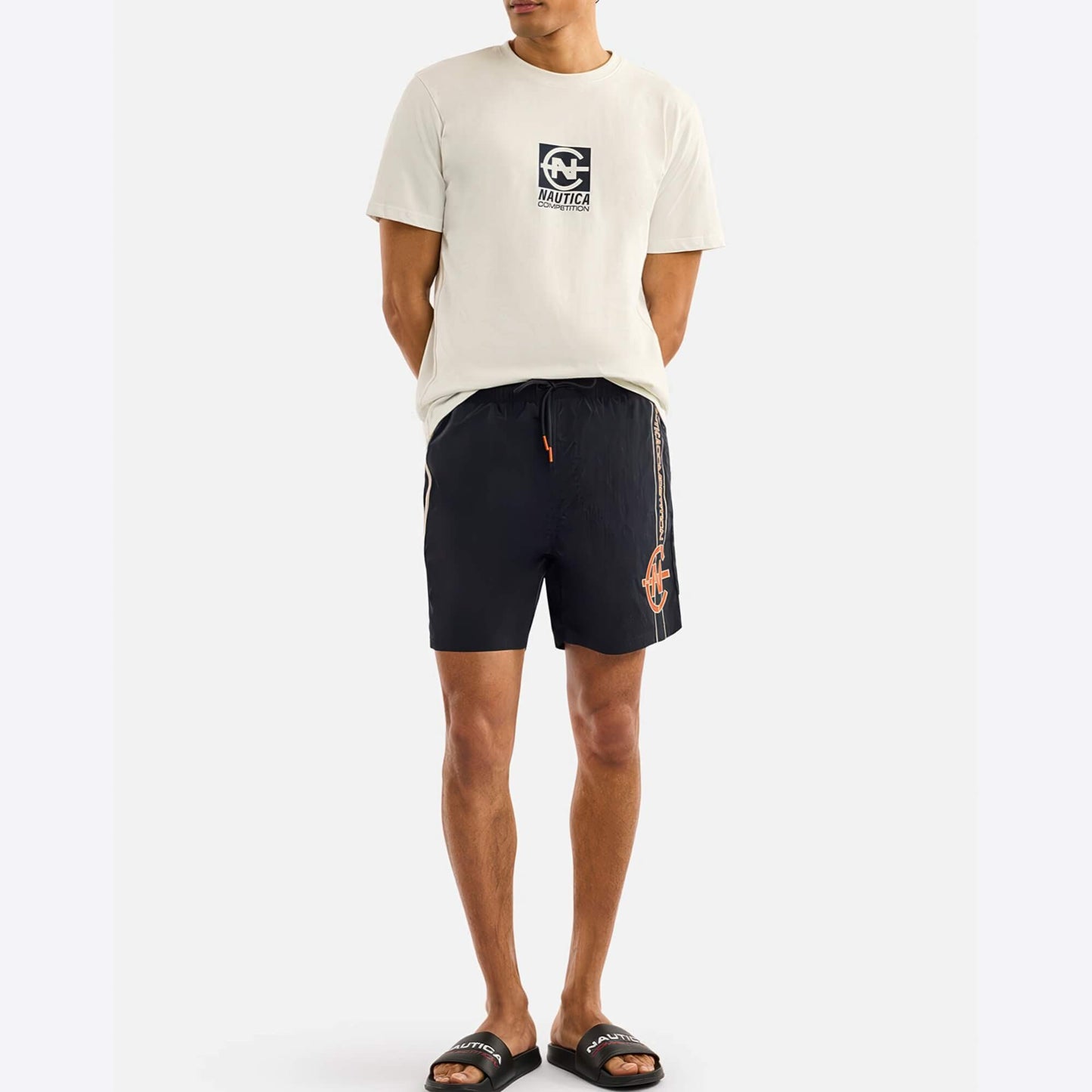 Pánske plavky Nautica Competition Boyle 6'' Swim Short tmavomodré