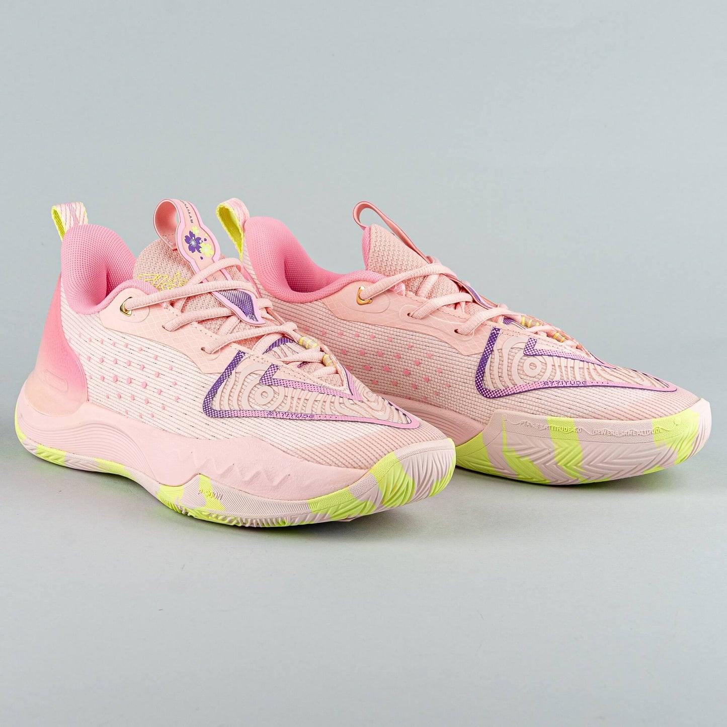 Dámske basketbalové tenisky Peak Taichi Big Triangle 4.0 Malik Monk Womens Signature Pro Basketball Match Shoes Pink