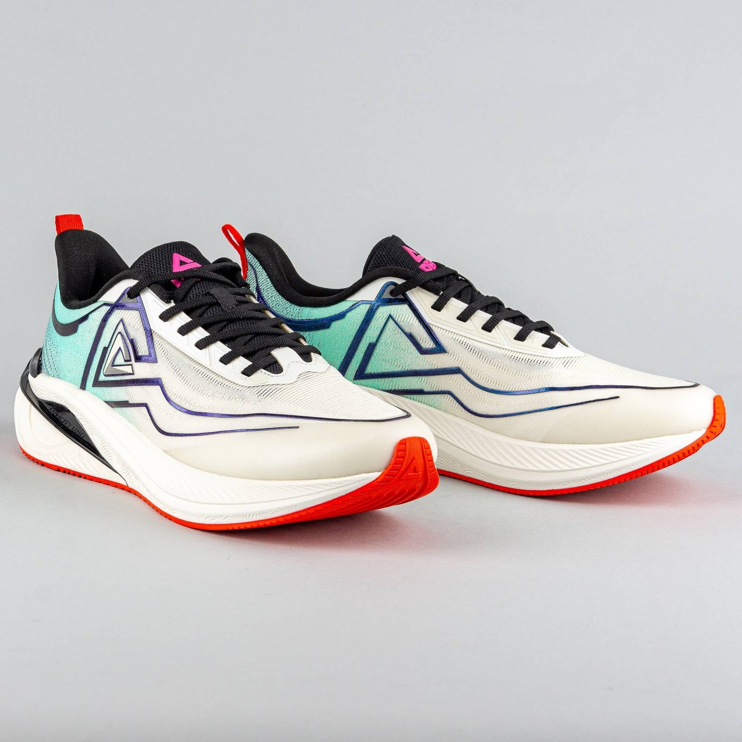 Bežecké tenisky Peak Light Shuttle Pro Running Shoes White/Black/Green