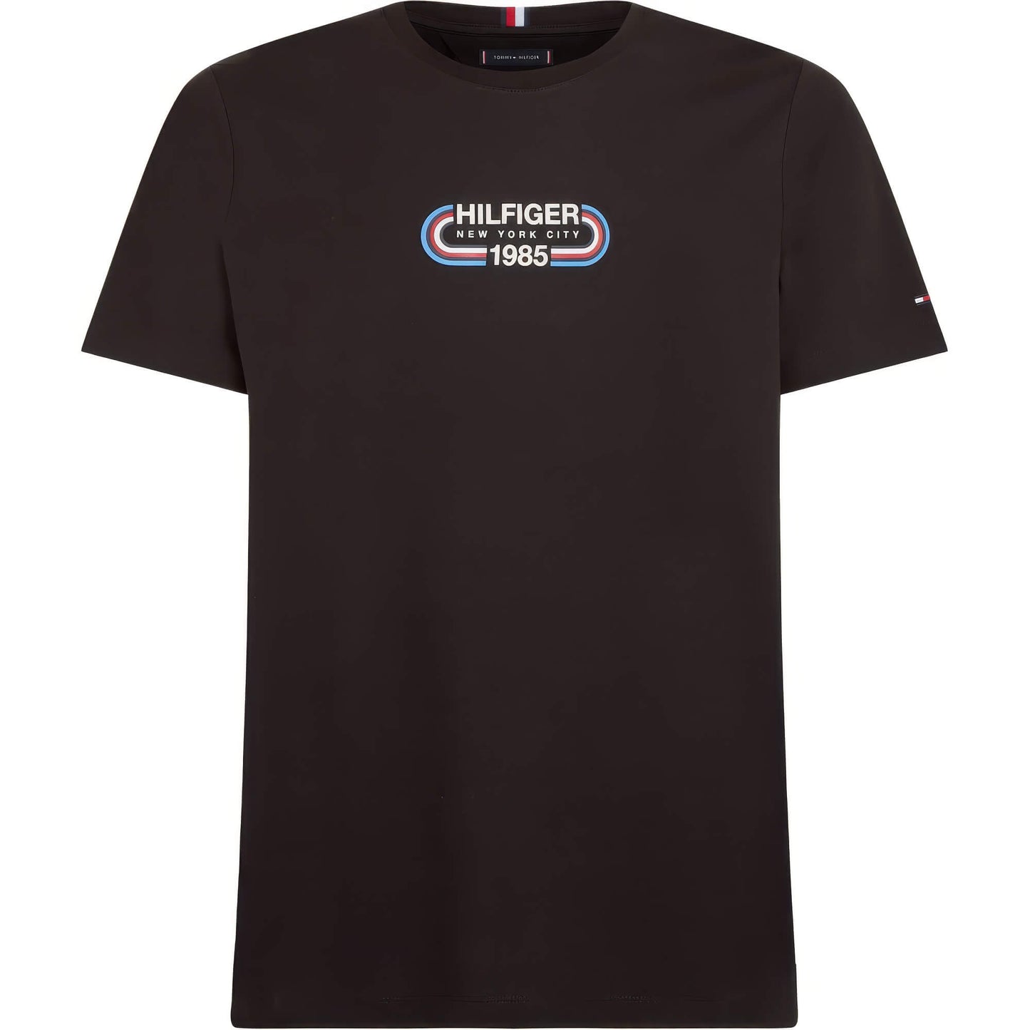 Tričko Tommy Hilfiger T-shirt Track Graphic BLACK