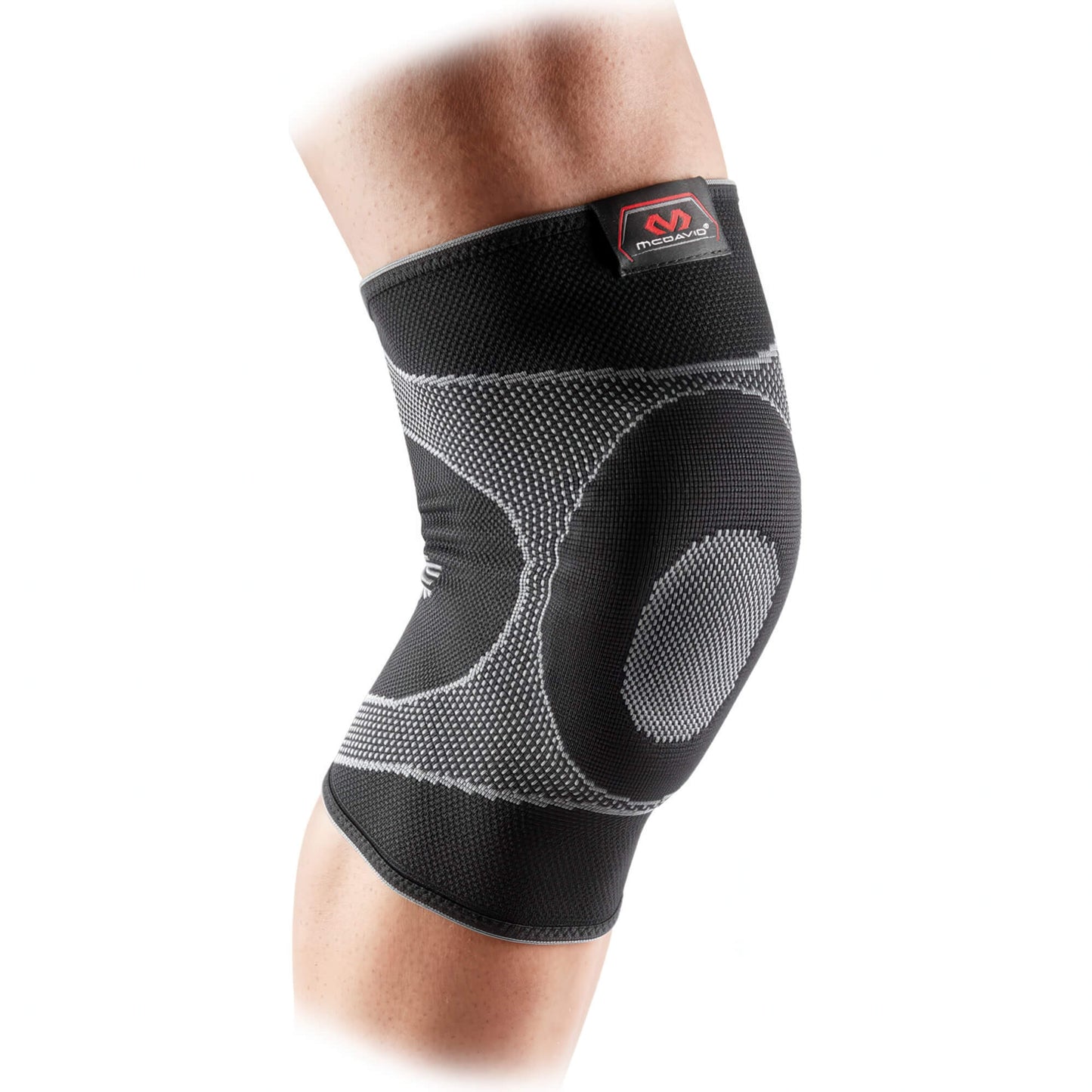 Návlek na koleno McDAVID Knee Sleeve / 4-Way Elastic With Gel Buttress Black