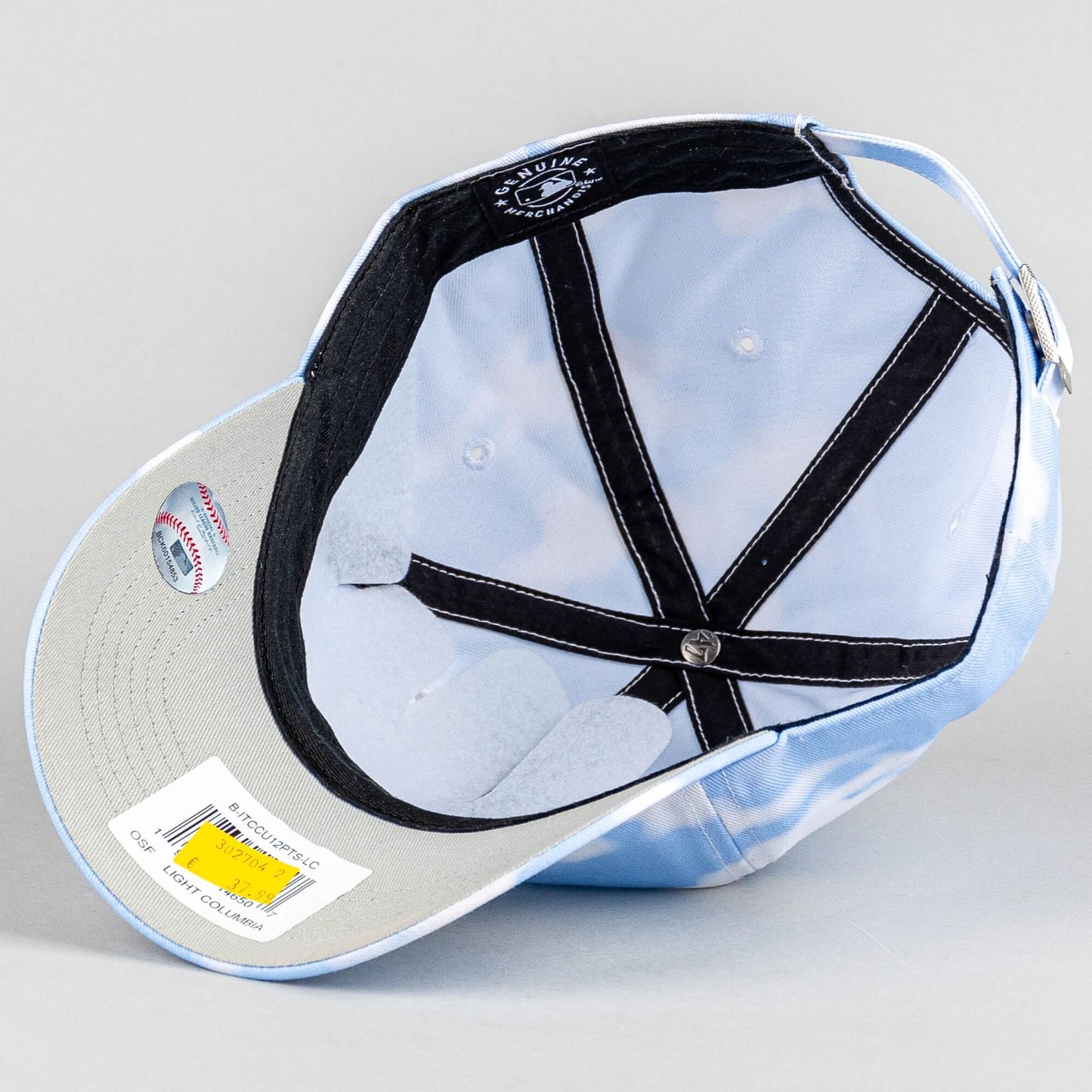 Šiltovka 47 Brand MLB Los Angeles Dodgers In The Clouds ’47 Clean Up Light Columbia