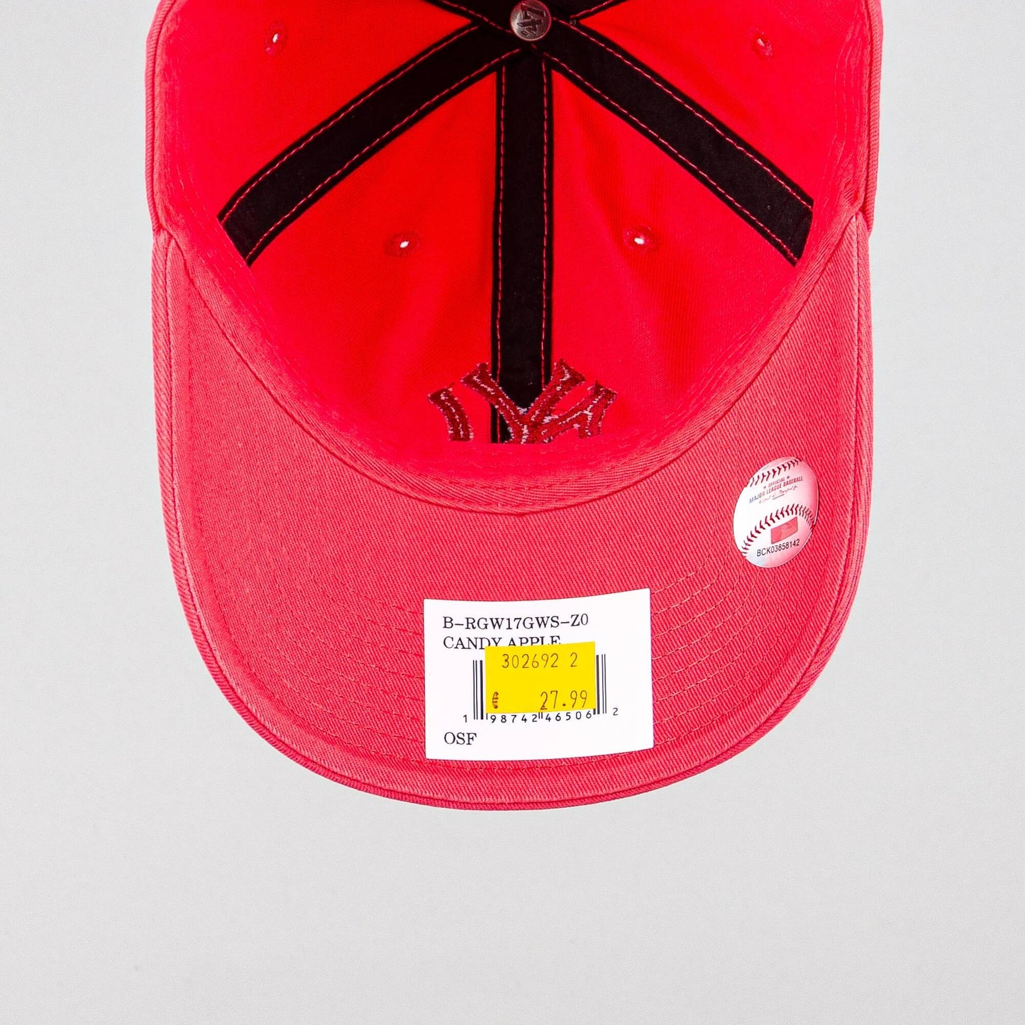 Šiltovka 47 Brand MLB New York Yankees ’47 CLEAN UP Candy Apple